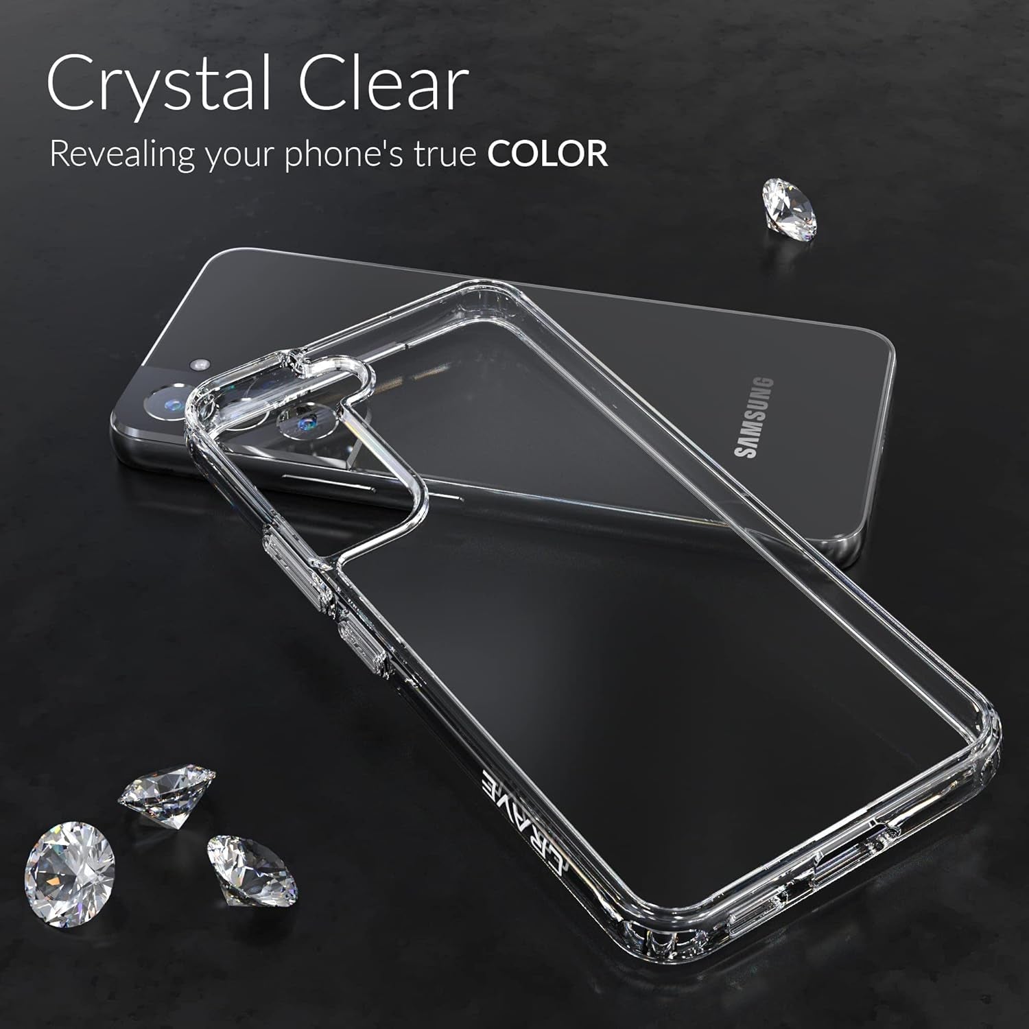 Crave Clear Guard for Galaxy S22 Case, Shockproof Case for Samsung Galaxy S22 (6.1 Inch)