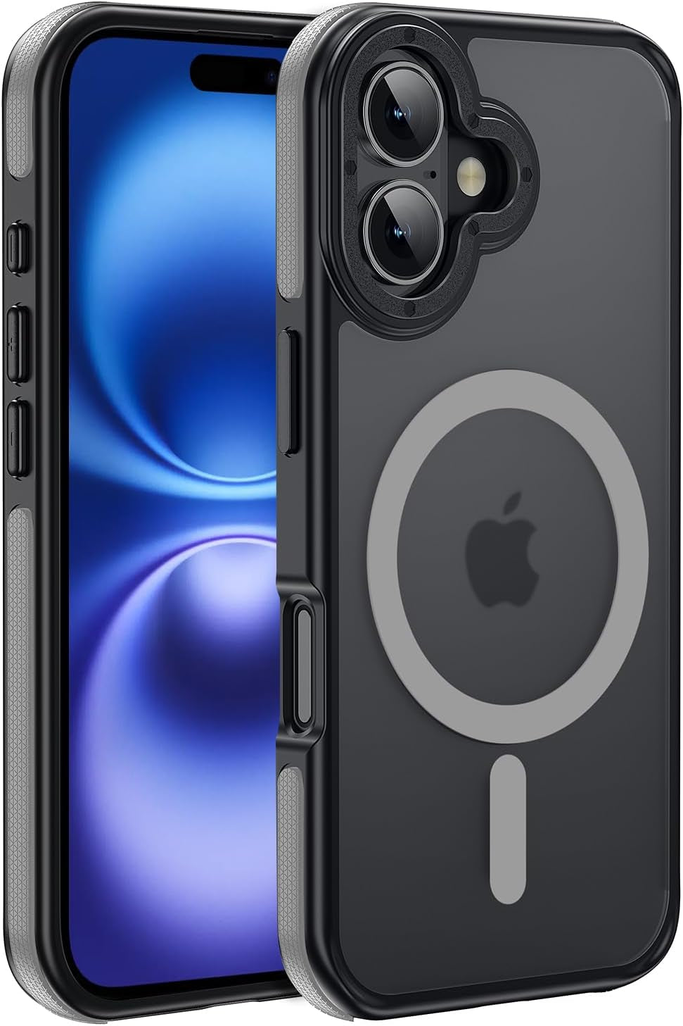 For Iphone 17 Pro Max Case with Camera Lens Protector[10Ft Military-Grade Protection] Compatible with Fit Magsafe Shockproof Slim Thin Cover Case for Iphone 17 Pro Max 6.9 Inch, Orange Bumper