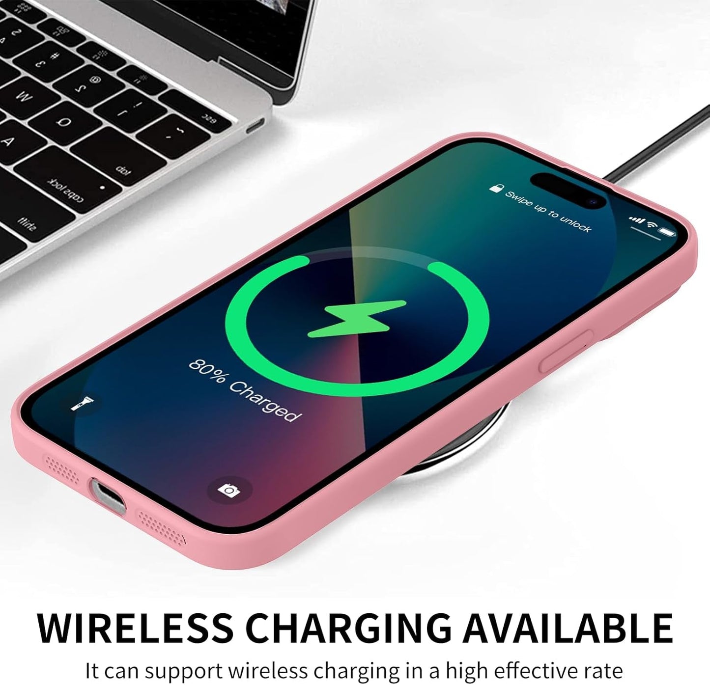 Designed for Galaxy A53 5G Case, Slim Liquid Silicone Shockproof Protective Phone Cover,Soft Anti-Scratch, Camera All-Round Protection Shockproof Case,[Pink] LRM-CHGJ-15-04