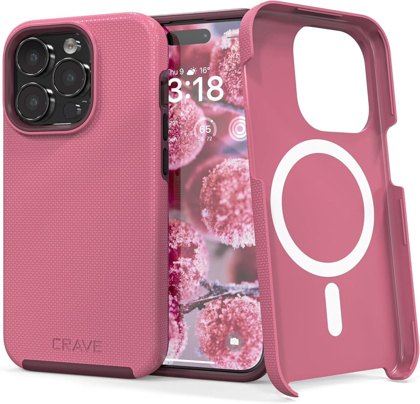 Crave Dual Guard for Iphone 15 Pro Case, Compatible with Magsafe Shockproof Protection Dual Layer Case for Apple Iphone 15 Pro (6.1") - Forest Green  Crave   