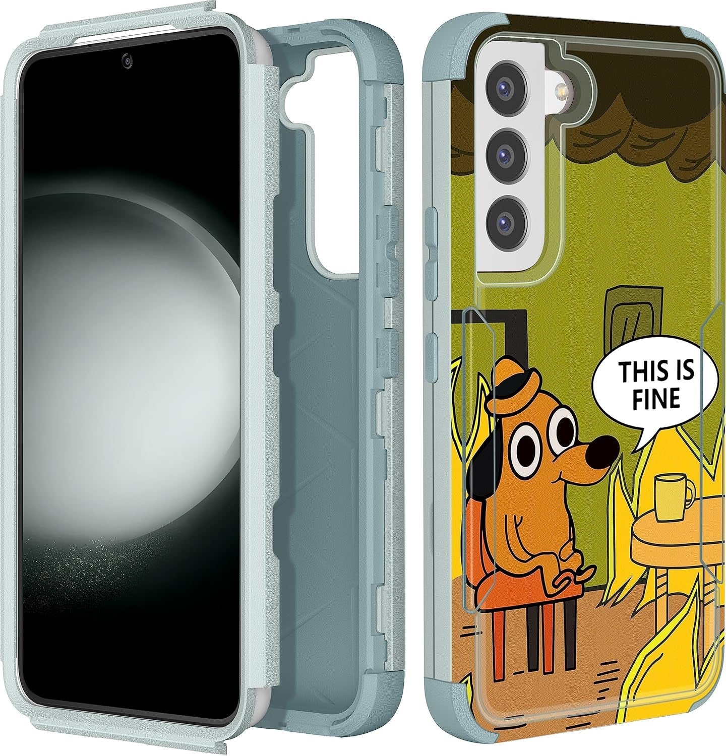 For Samsung Galaxy S22 Case Heavy Duty Protective Designer Strawberry Drop Tested Cute Cases for Men Women Girls Shockproof Protection Rugged Bumper Phone Cover for Galaxy S22 6.1"