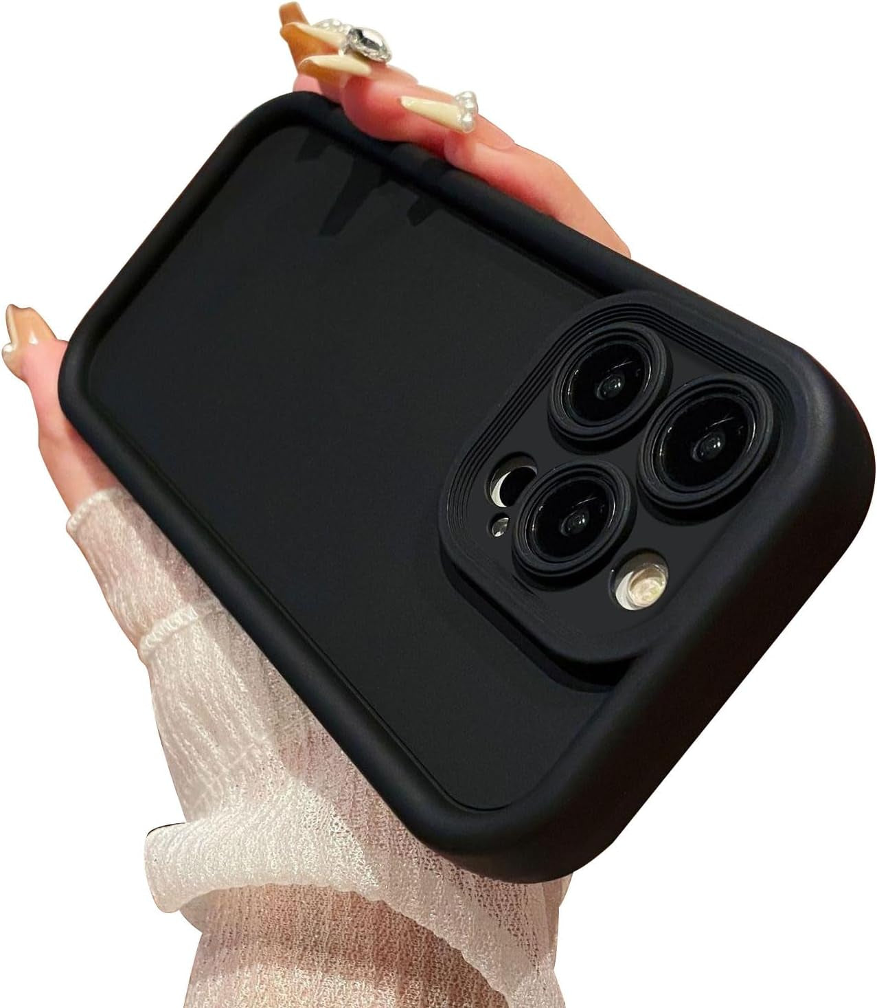 Aitipy Compatible with Iphone 13 Pro Max Case, Slim Soft Gel Rubber TPU Material, Full Camera Protection, Shockproof Protective Phone Case for Women Girls Boys (Red Wine)  Aitipy   