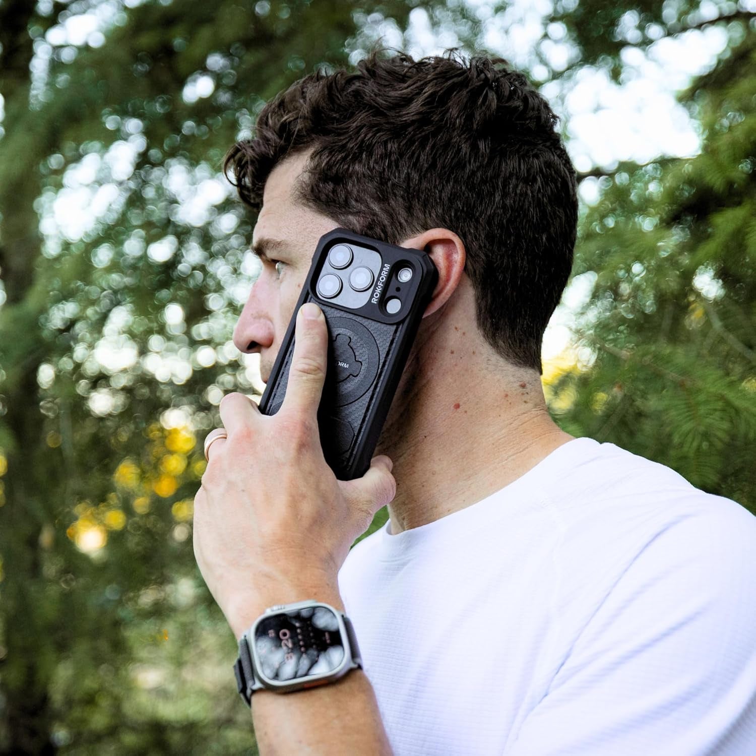 Rokform Rugged Case Compatible with Iphone 17 Pro Max, Magnetic Cover (Black)