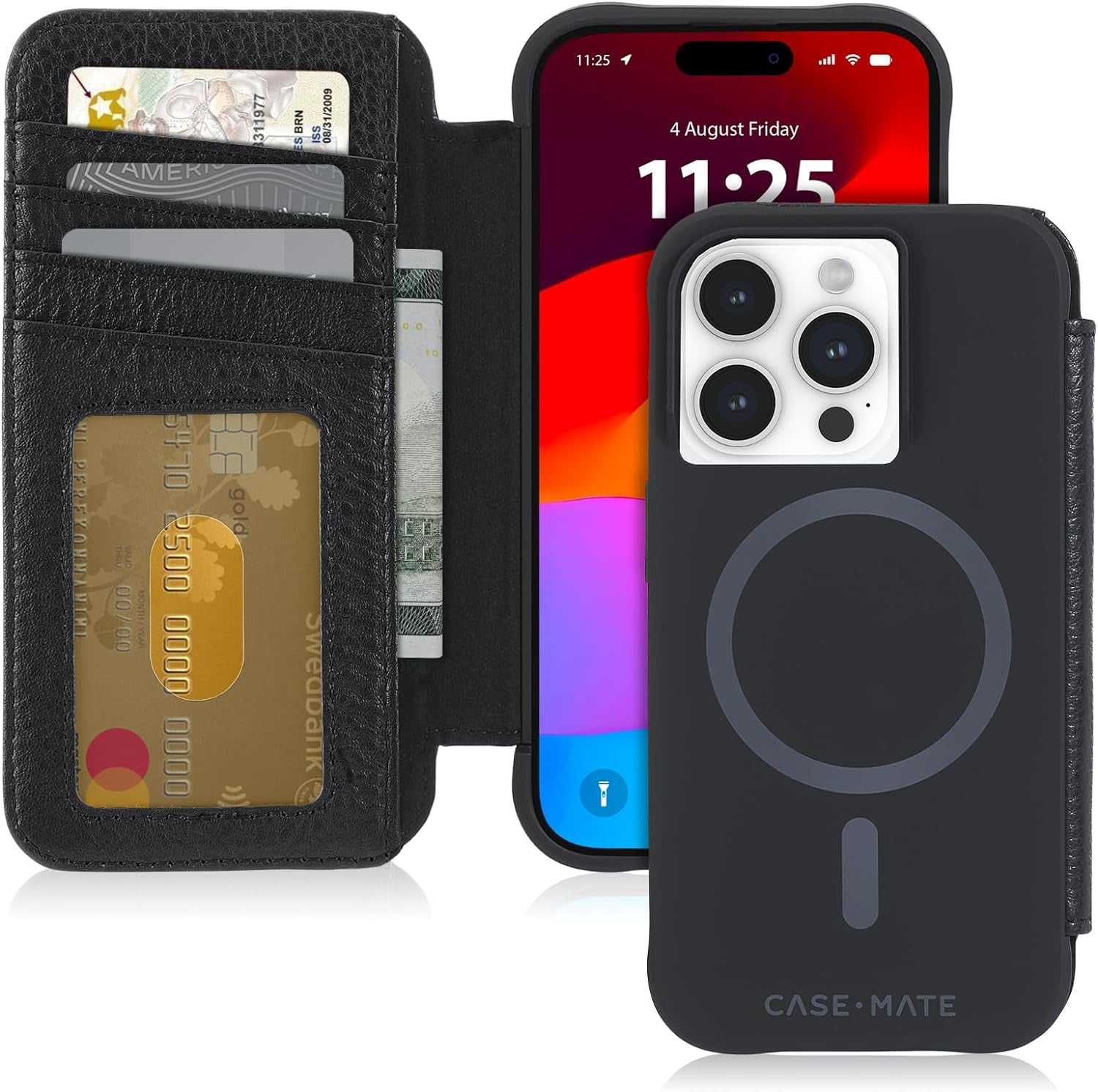 Case-Mate Iphone 15 Pro Case - Soap Bubble [12Ft Drop Protection] [Compatible with Magsafe] Magnetic Cover with Iridescent Swirl Effect for Iphone 15 Pro 6.1", Slim, Shockproof, Anti-Scratch Tech  Case-Mate   