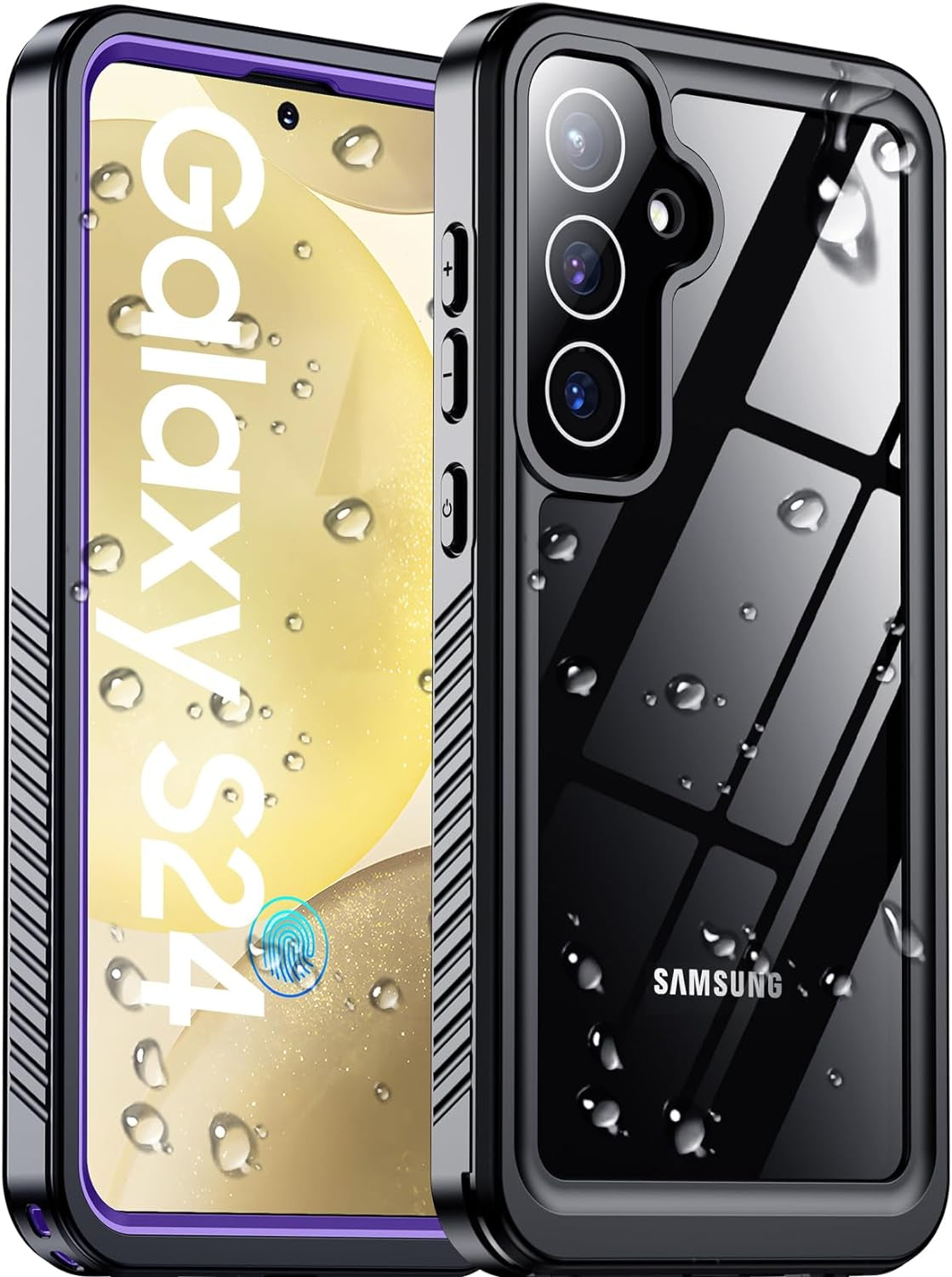 2024 New for Samsung Galaxy S23 Ultra Case Waterproof, [Military Grade Shockproof][Built-In Screen Protector & Glass Camera Protector][Ip68 Underwater][Dustproof][Dropproof] Full Body Phone Case 6.8"