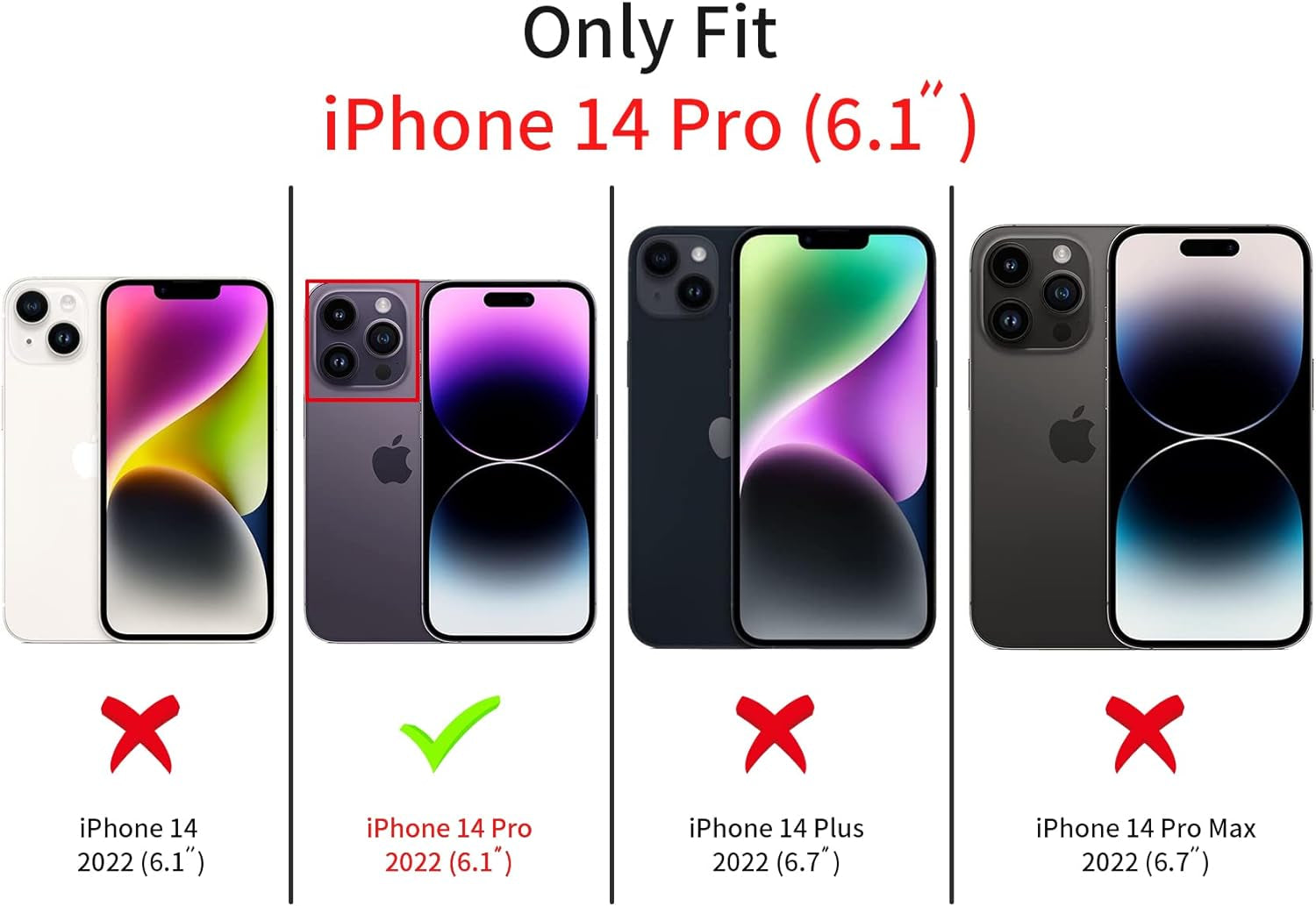 Fycyko Magnetic Case for Iphone 14 Pro with Holder Stand,Rhinestone Glitter Plated Bling Luxury Phone Case（Compatible with Magsafe） Shockproof Kickstand Design for Iphone 14 Pro-Purple  Fycyko   