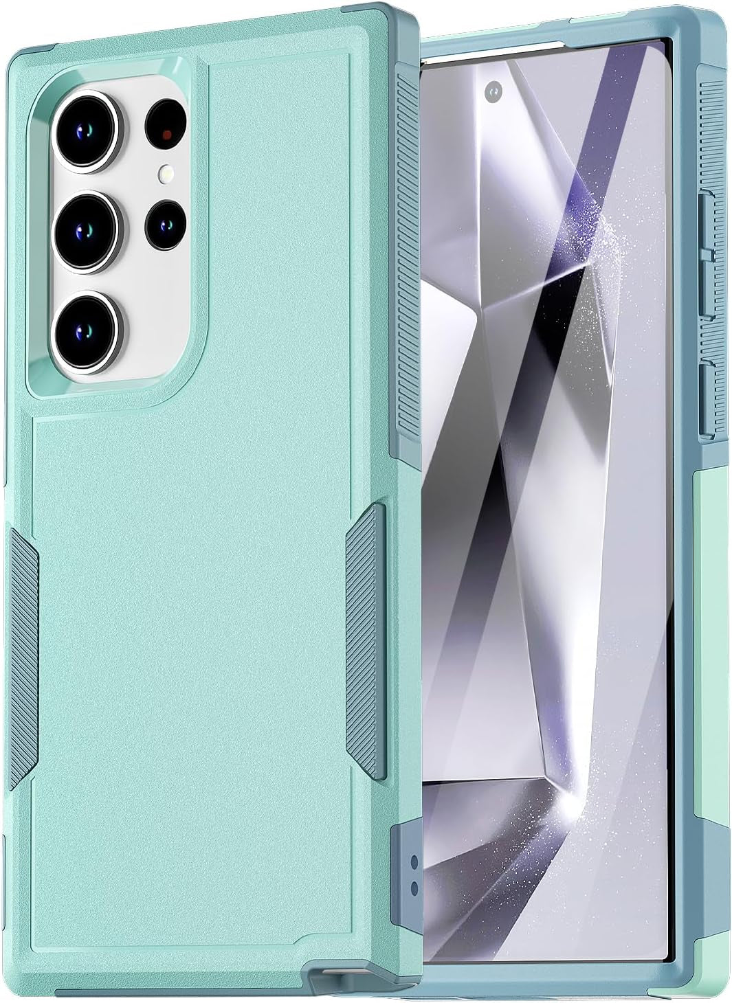 Aicase Belt-Clip Holster Case for Galaxy S24 Ultra with Screen Protector,Heavy Duty Drop Protection Full Body Rugged Shockproof/Dustproof Military Grade Tough Durable Cover for Samsung S24 Ultra