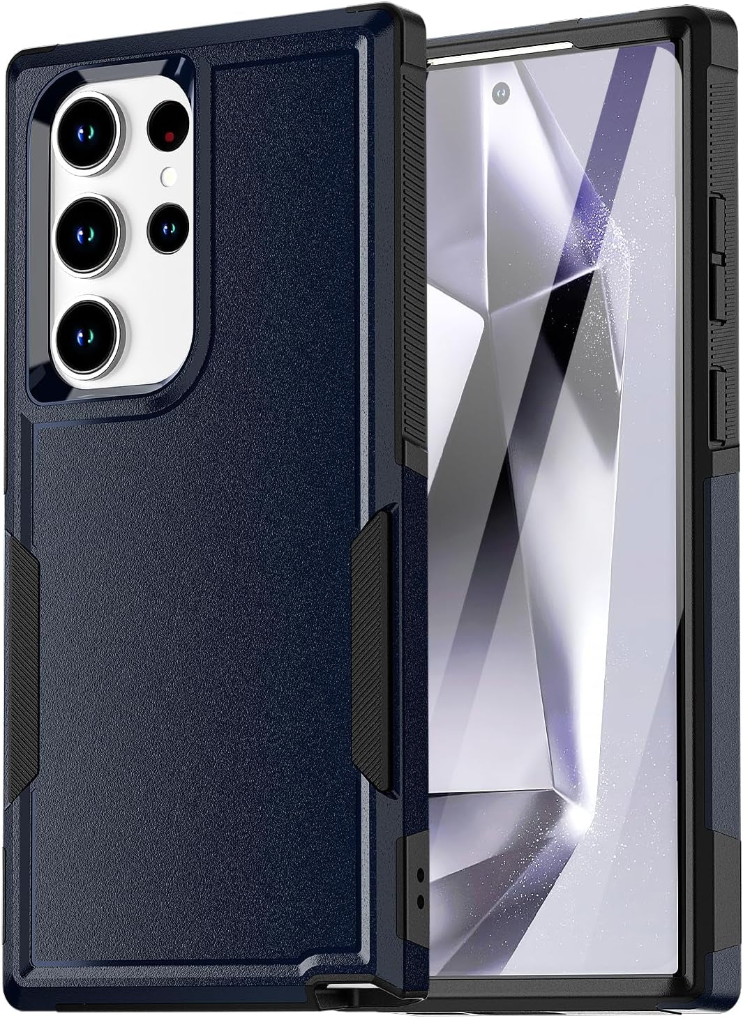 Aicase Belt-Clip Holster Case for Galaxy S24 Ultra with Screen Protector,Heavy Duty Drop Protection Full Body Rugged Shockproof/Dustproof Military Grade Tough Durable Cover for Samsung S24 Ultra