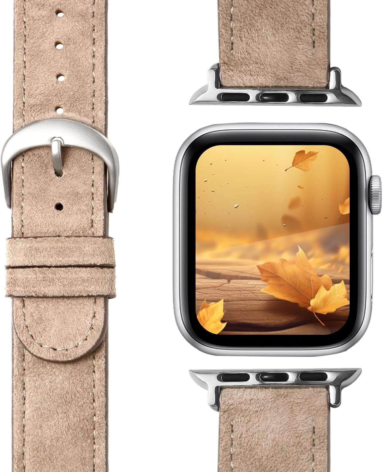 Designer Luxury Band Compatible with Apple Watch Band 45Mm 44Mm 42Mm 49Mm 38Mm 40Mm 41Mm Women Men, Soft Leather Strap Replacement Wristbands for Apple Watch Ultra and Iwatch 9 8 7 6 5 4 3 2 1 SE