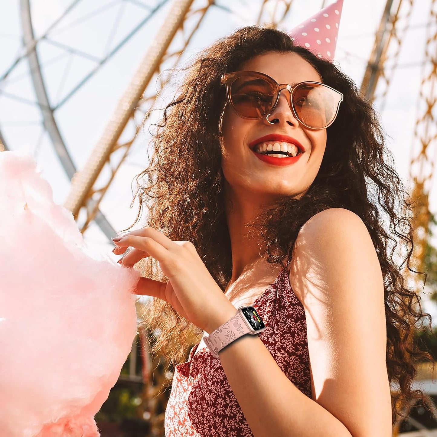 3 Pack Cartoon Engraved Band Compatible with Apple Watch Bands 40Mm 44Mm 41Mm 38Mm 45Mm 42Mm 49Mm Women,Cute Pattern Strap Soft Silicone Wristbands for Iwatch Series 8 7 6 SE 5 4 3 2 1 Ultra