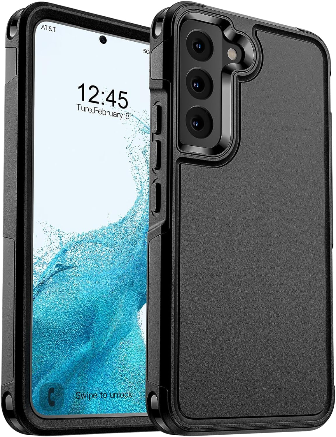 For Iphone 12 Case,Iphone 12 Pro Case,[Compatible with Magsafe][12 FT Military Grade Drop Protection] 2X[Tempered Glass Screen Protector] Magnetic Phone Case for Iphone 12/12 Pro,Deep Blue