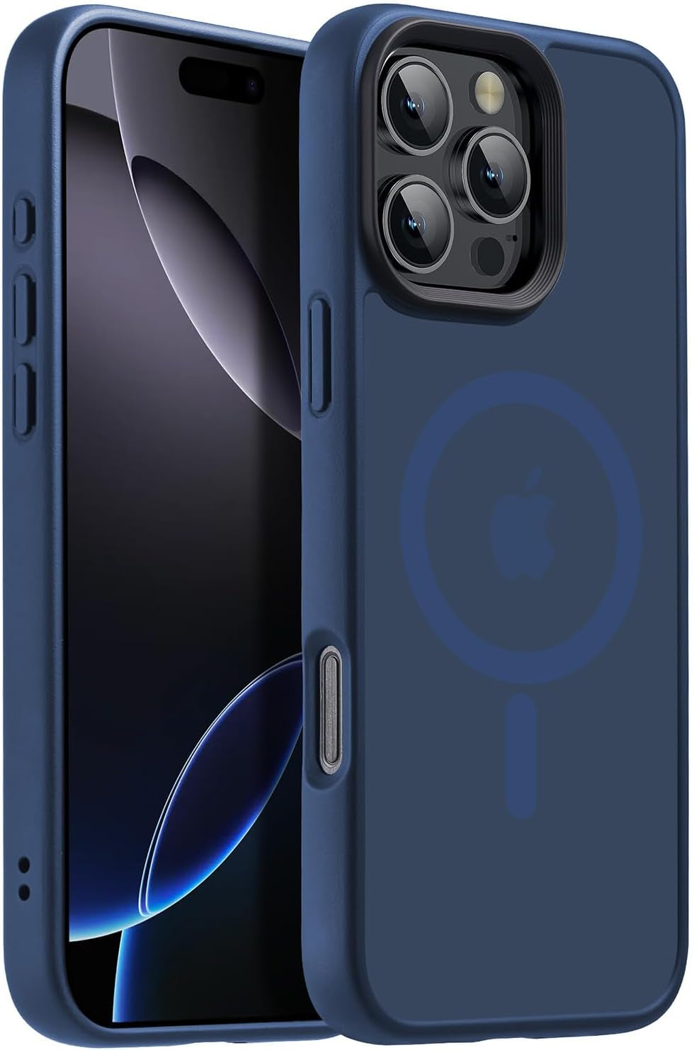 For Iphone 17 Pro Max Case with Camera Lens Protector[10Ft Military-Grade Protection] Compatible with Fit Magsafe Shockproof Slim Thin Cover Case for Iphone 17 Pro Max 6.9 Inch, Orange Bumper