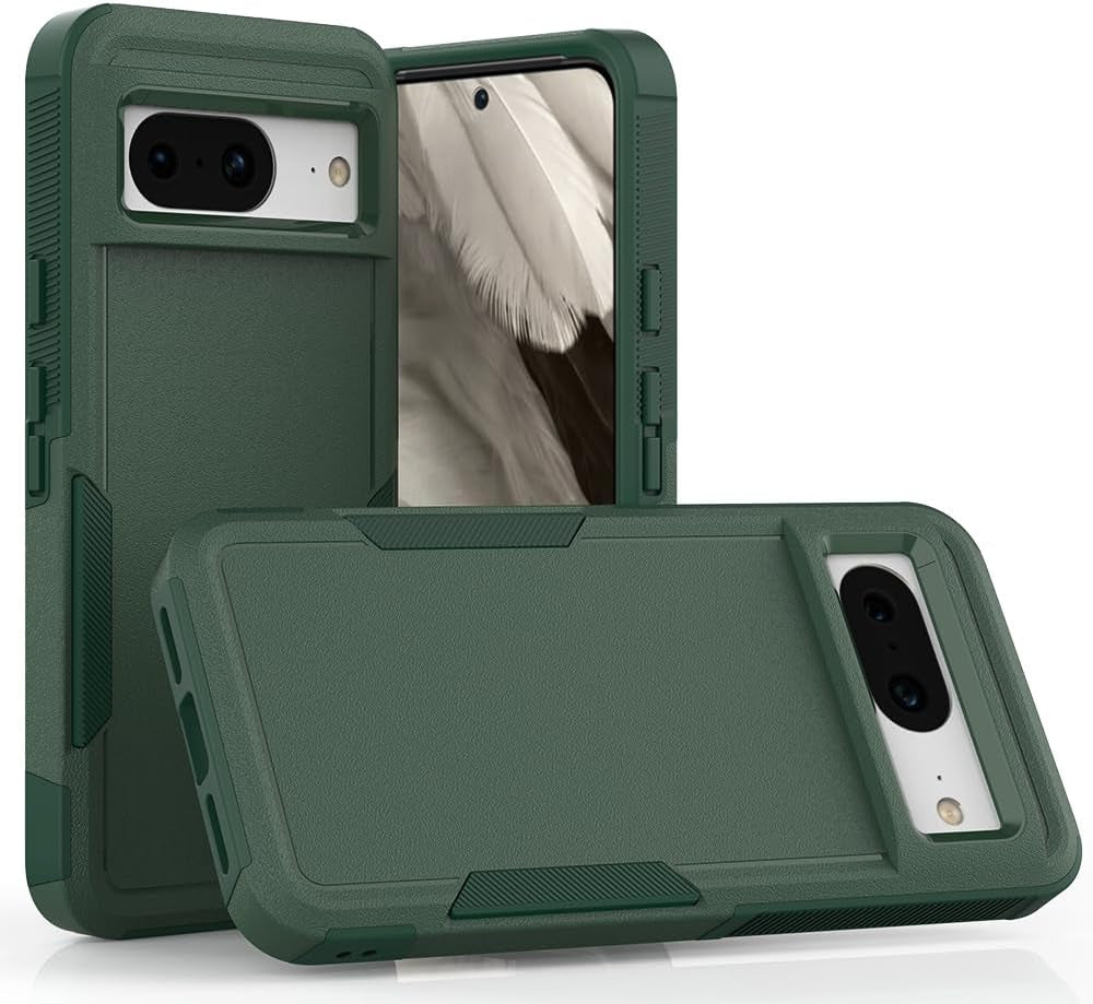 Case for Pixel Fold 5G, Shockproof, Strong and Durable Phone Protective Case for Google Pixel Fold 2023, Black  WOGROO Green Pixel 8 