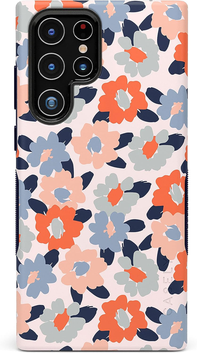 Casely Galaxy S22 Ultra | Opposites Attract | Day & Night Colorblock Mountains Samsung Case