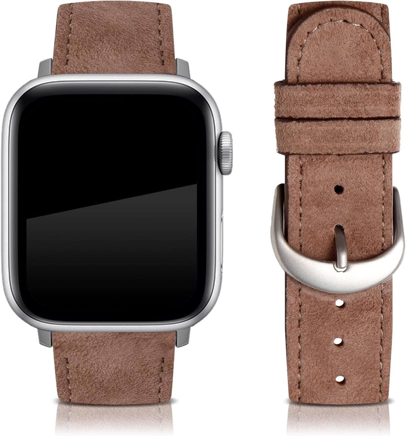 Designer Luxury Band Compatible with Apple Watch Band 45Mm 44Mm 42Mm 49Mm 38Mm 40Mm 41Mm Women Men, Soft Leather Strap Replacement Wristbands for Apple Watch Ultra and Iwatch 9 8 7 6 5 4 3 2 1 SE