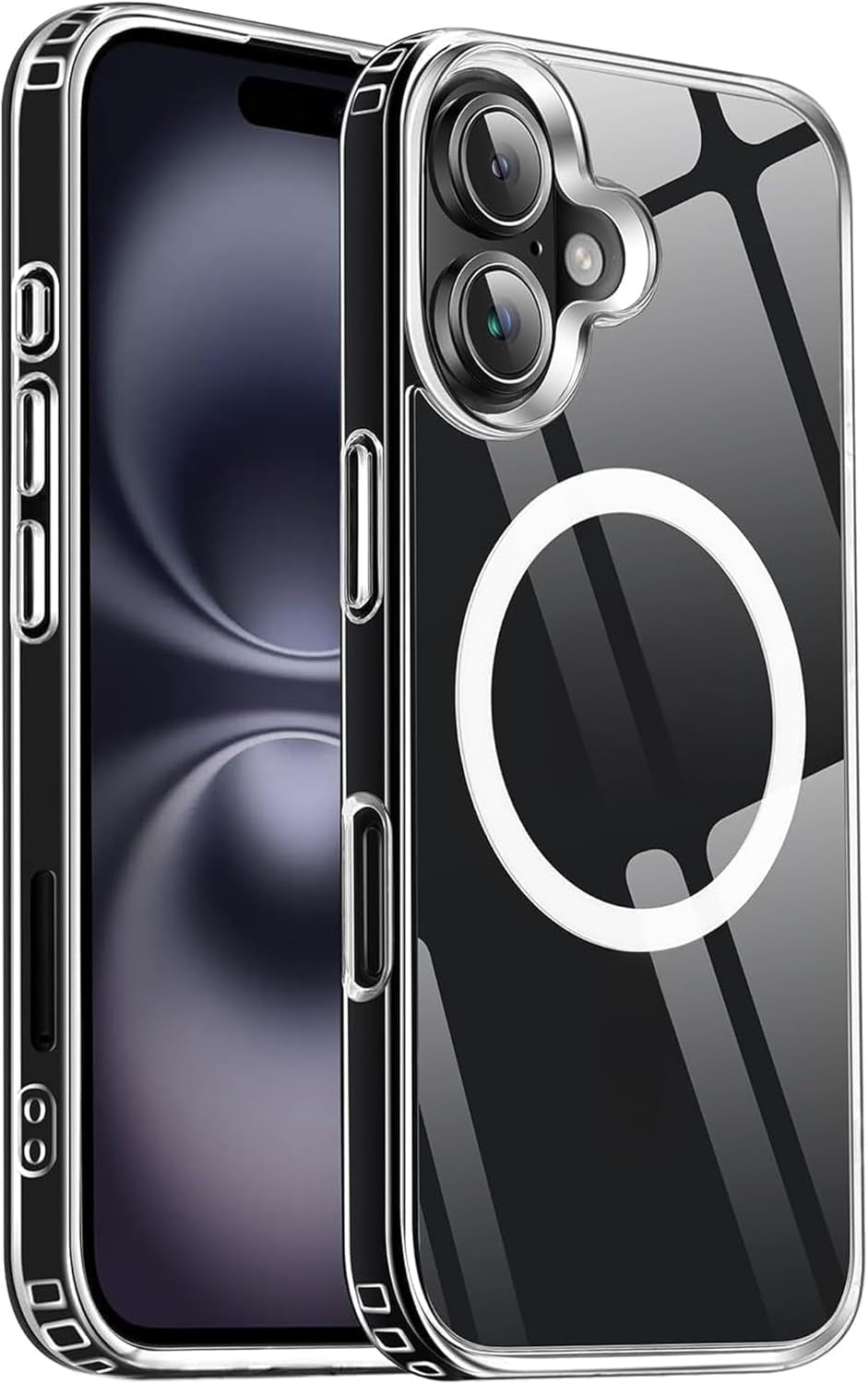 For Iphone 17 Pro Max Case with Camera Lens Protector[10Ft Military-Grade Protection] Compatible with Fit Magsafe Shockproof Slim Thin Cover Case for Iphone 17 Pro Max 6.9 Inch, Orange Bumper