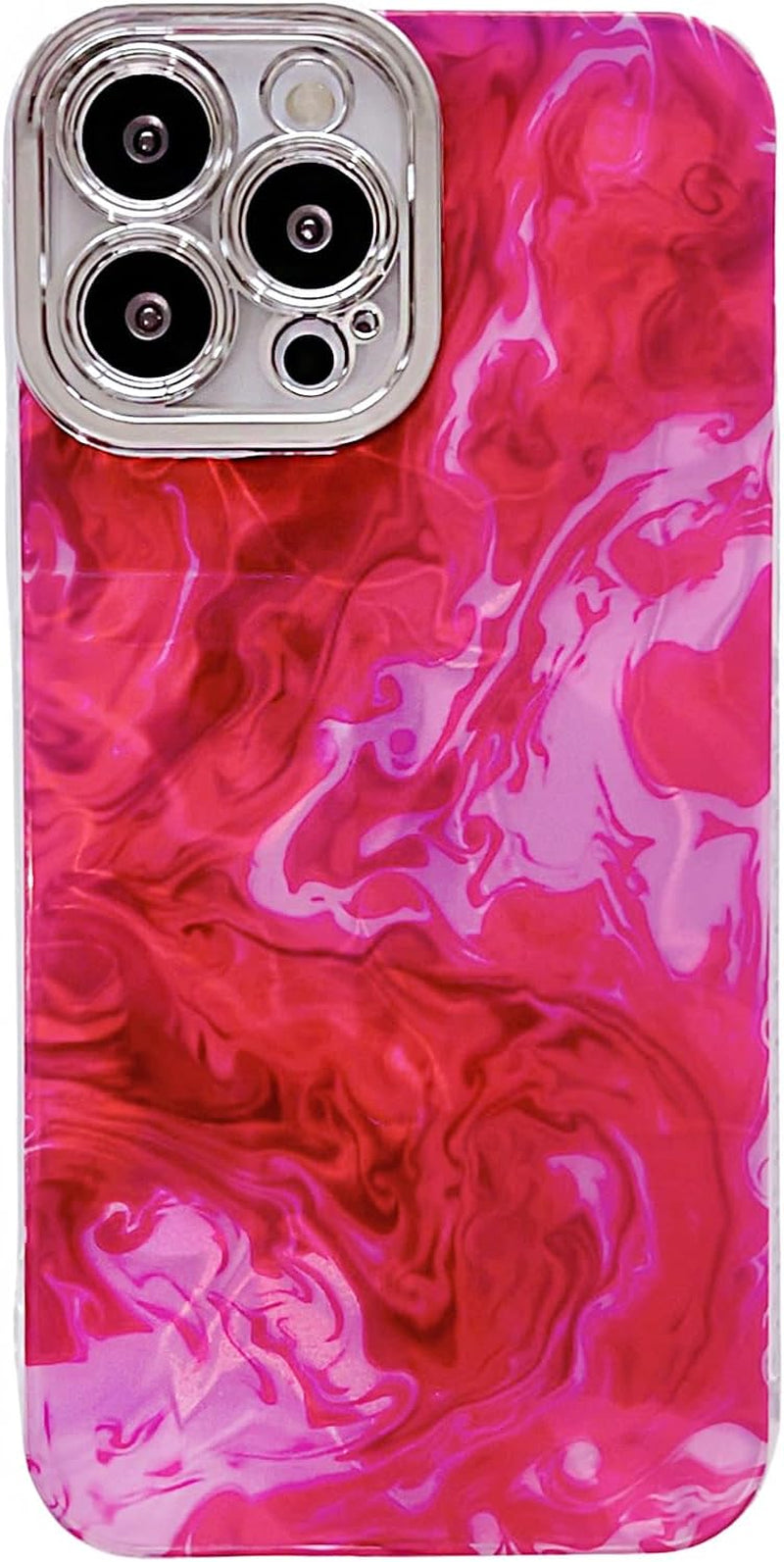 LY&SASIF Designed for Iphone 14 Pro Max Case, Luxury Glitter Marble Liquid Ink Phone Case for Women Girls, Hybrid 2-Layer Hard Shell + Silicone Protector Shockproof Cover, Gold  LY&SASIF   