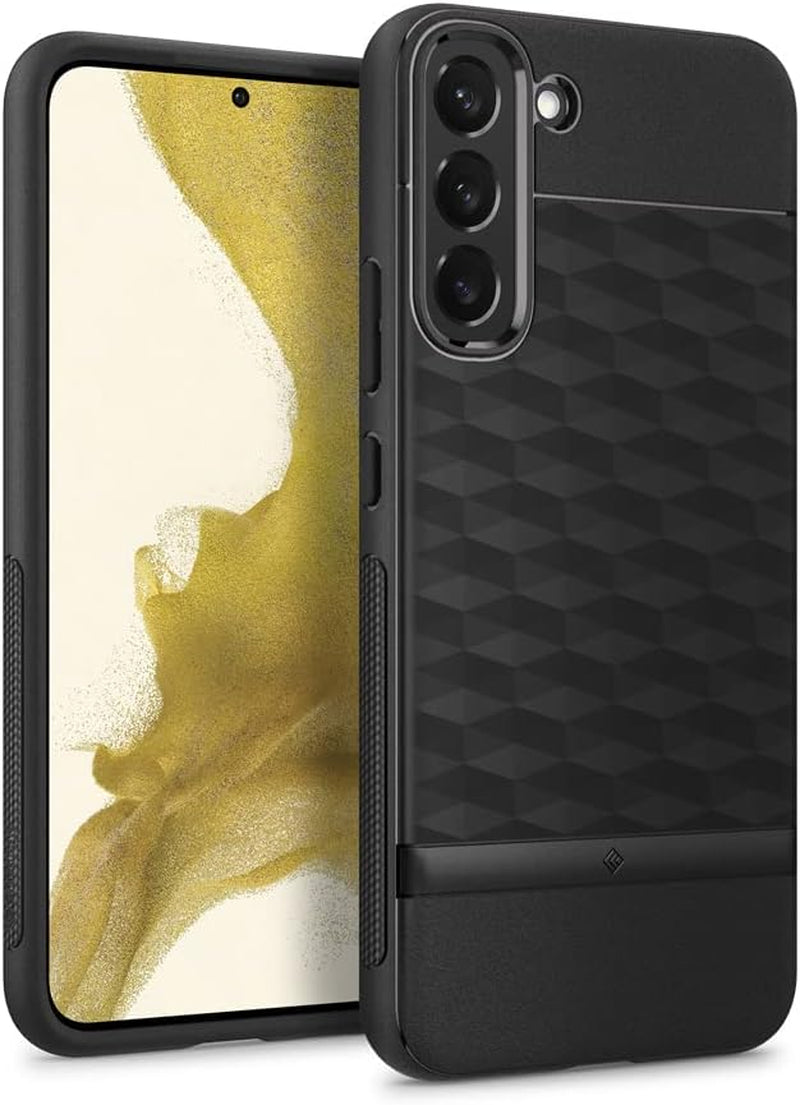 Caseology Parallax for Galaxy S22 Case, Enhanced Ergonomic Design - Indi Pink