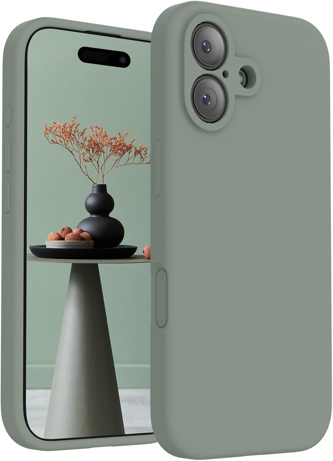 Firenova Magnetic for Iphone 17 Pro Case, Compatible with Magsafe, [Integrated Silicone Camera Control Button] [Camera Protection] Anti-Scratch Microfiber Lining Phone Case, 6.3", Black