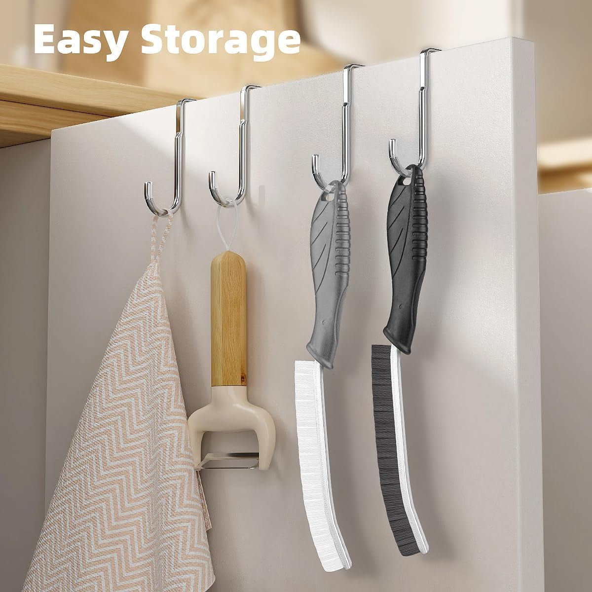 Sxhyf Cleaning Brush - Hard Bristle Crevice Cleaning Brush, Multifunctional Gap Cleaning Scrub Brush, Cleaning Tools for Household Use, Home, Kitchen, Bathroom, Window, Vehicle, Faucets, Toilet, Grout  SXhyf   