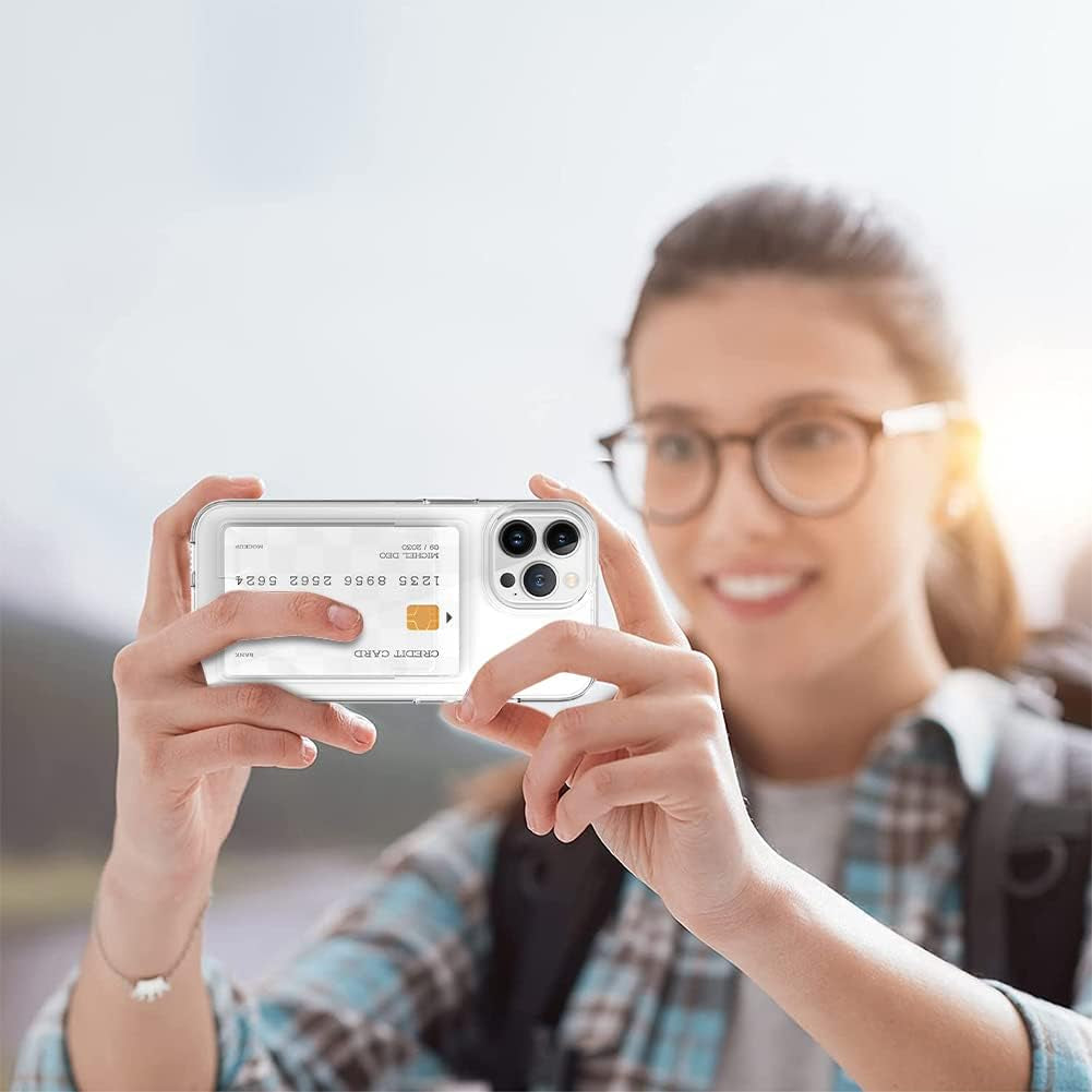 Gukalong Wallet Case for Iphone 15 Pro Max Heavy Duty Protection Anti-Yellow Clear Case with Credit Card Holder ID Card Slot Design Shockproof Anti-Scratch Durable Case for 15 Pro Max 6.7 Inch  Gukalong   