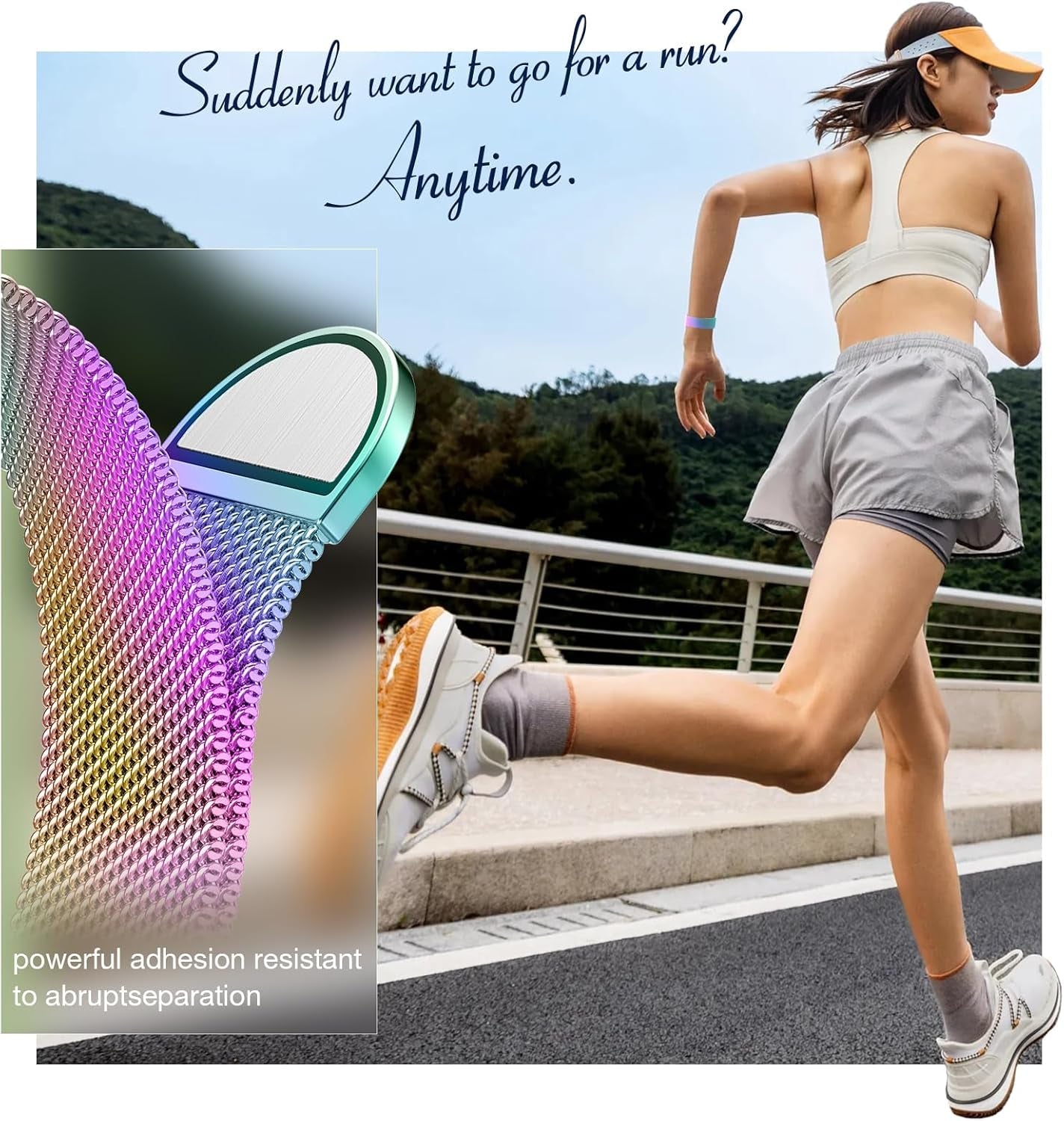 BELONGME 3 Pack Mesh Loop Compatible with Apple Watch Band 40Mm 41Mm 38Mm 42Mm 44Mm 45Mm 49Mm Series Ultra SE 9 8 7 6 5 4 3 2 1 Women Men, Stainless Steel Metal Strap Magnetic Clasp for Iwatch Bands