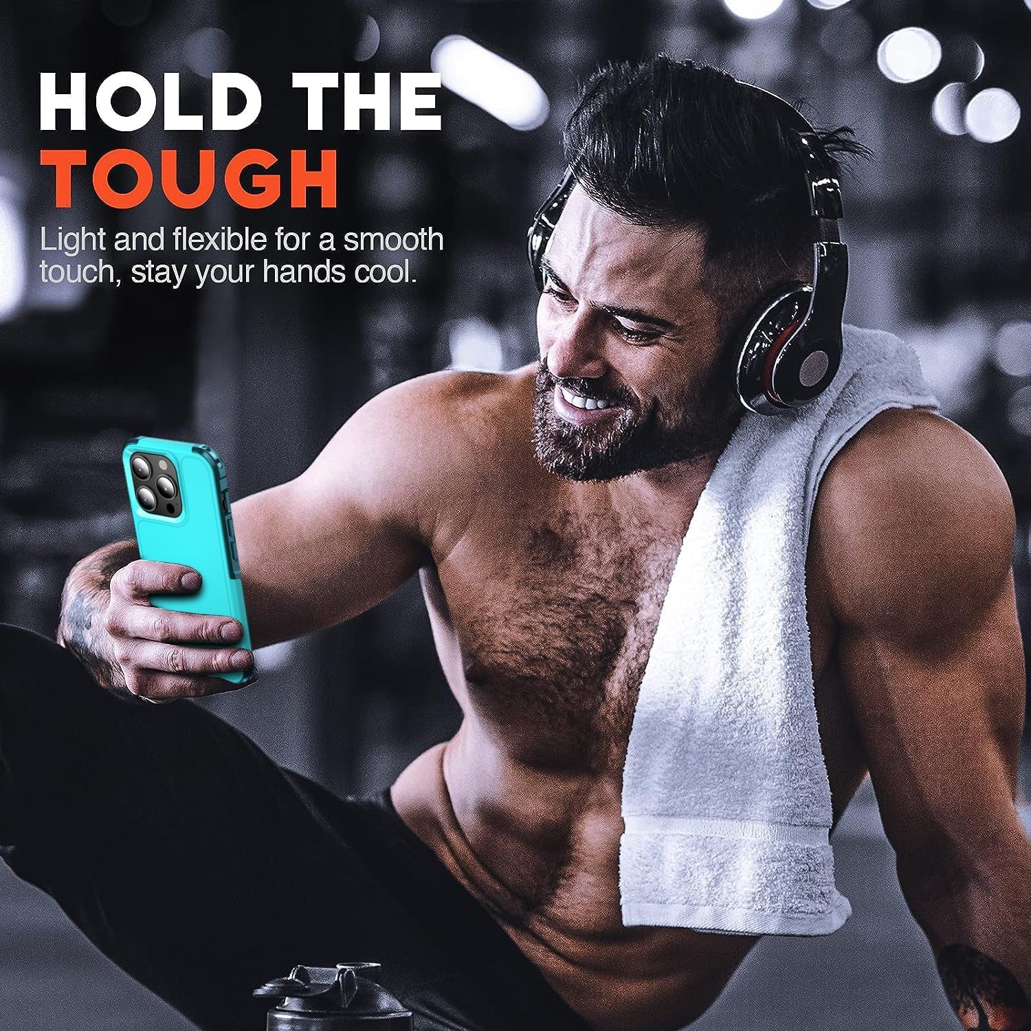 AEDILYS Shockproof for Iphone 15 Pro Case,[18 FT Military Grade Drop Protection],With 2X[Tempered Glass Screen Protector ] with Air Bumpers Full-Body Protective Phone Case,Blue  AEDILYS   