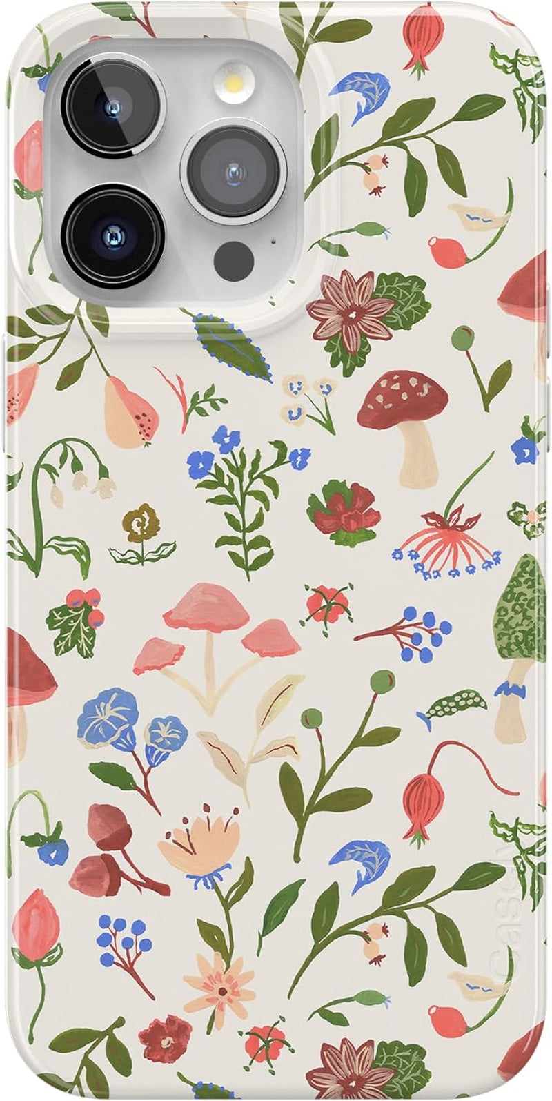 Casely Iphone 15 Pro Case | Field of Flowers | Pastel Floral | Classic Case | Compatible with Magsafe and Action Button  Casely   