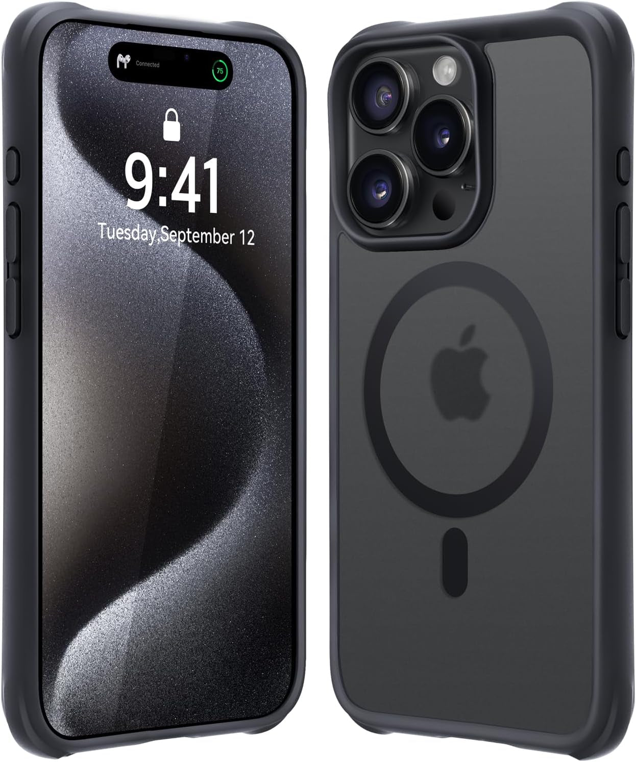 Mkeke Magnetic Designed for Iphone 15 Pro Case, Compatible with Magsafe, Yellowing Resistant, Military-Grade Drop Protection, Shockproof Phone Case for Apple Iphone 15 Pro 2023  Shenzhen Make Technology Company Limited   