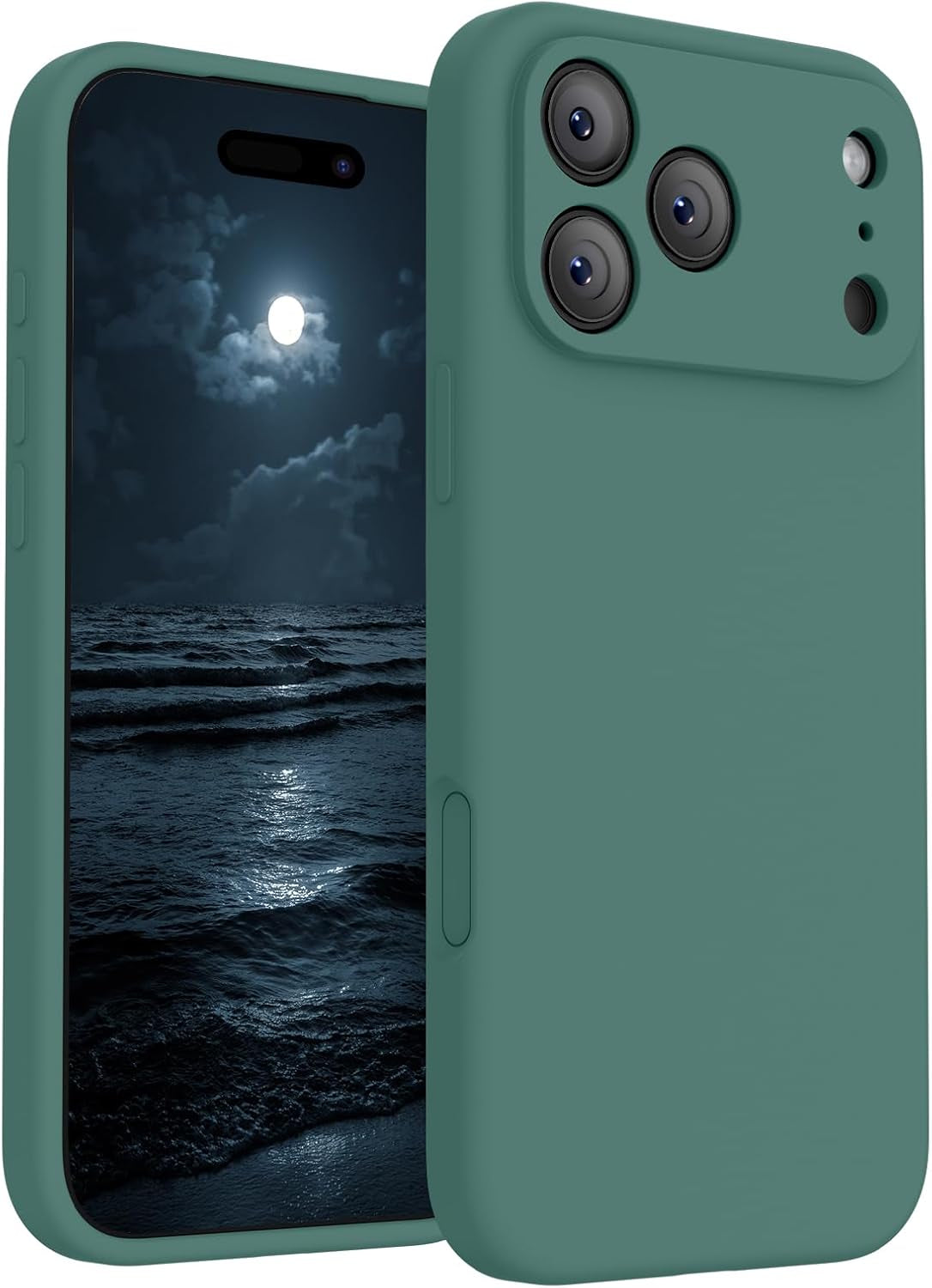 Firenova Magnetic for Iphone 17 Pro Case, Compatible with Magsafe, [Integrated Silicone Camera Control Button] [Camera Protection] Anti-Scratch Microfiber Lining Phone Case, 6.3", Black