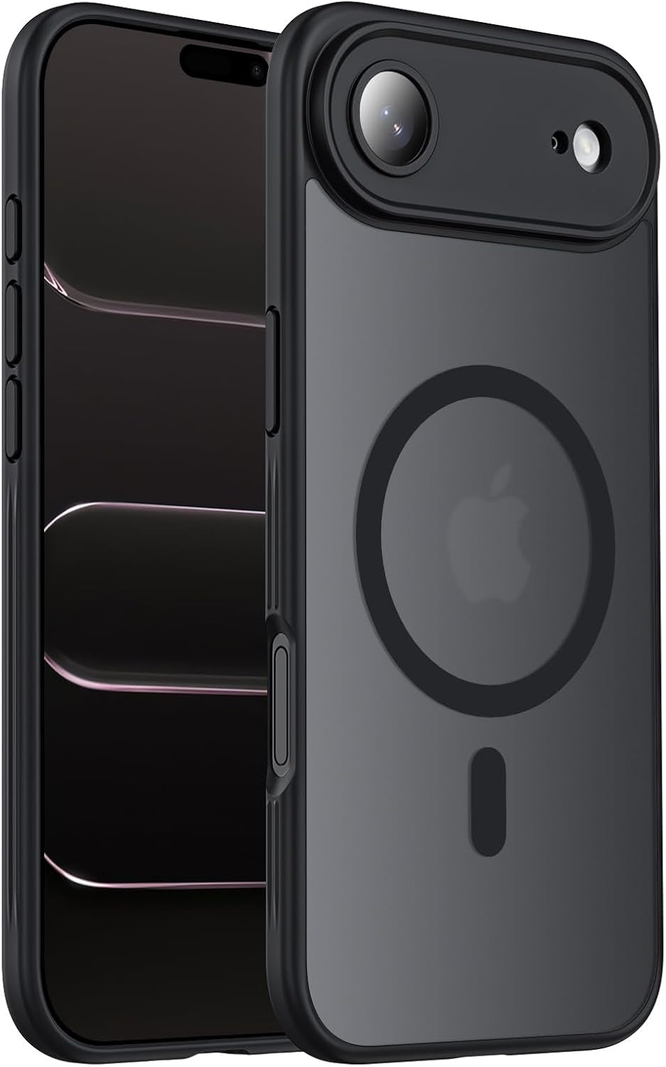 Designed for Iphone 17 Pro Max Case, Compatible with Magsafe, [Camera Protection] [15FT Military Drop Protection] Shockproof Translucent Matte Anti-Slip Phone Case, 6.9", Deep Blue