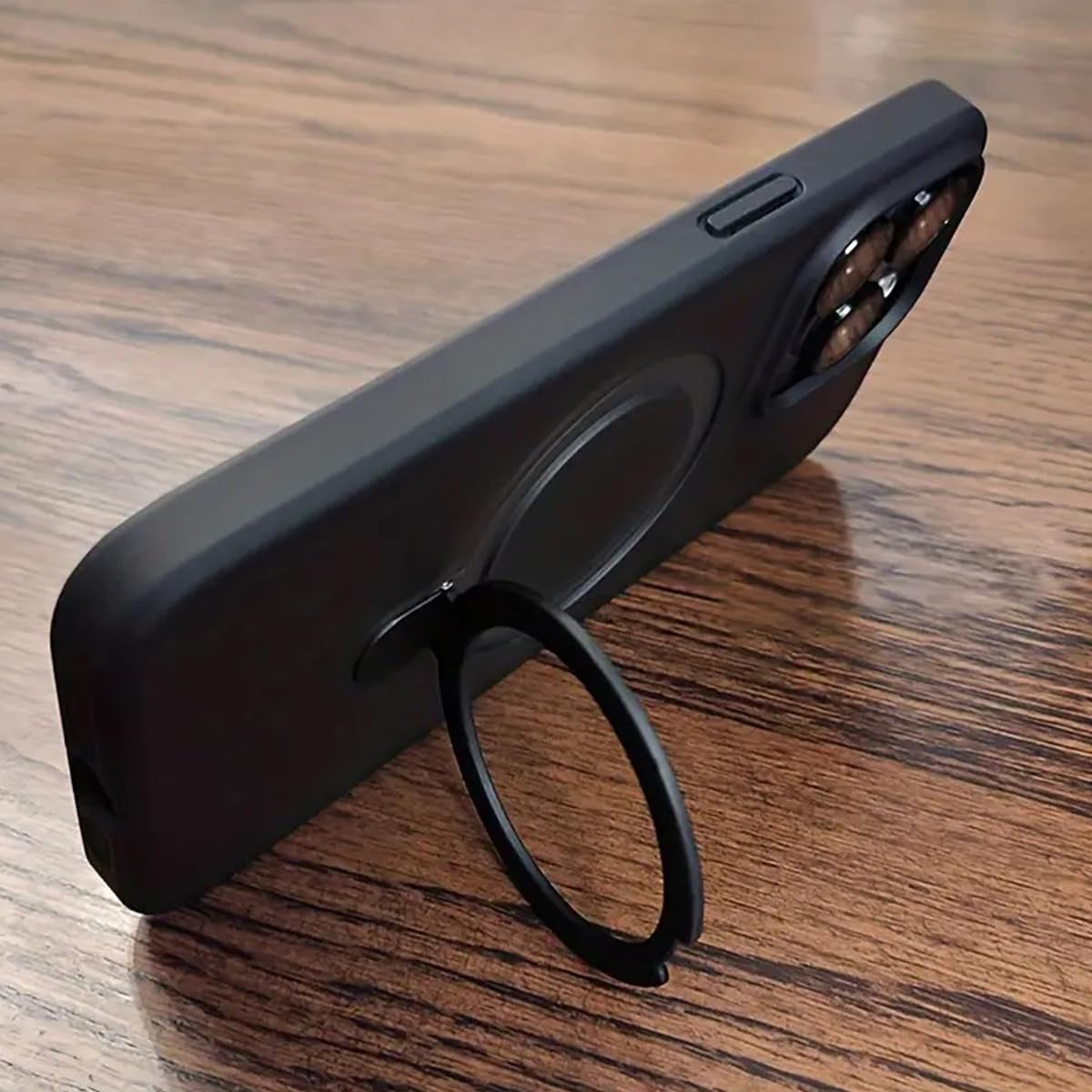 Faneiy Magnetic Ring Case for Iphone 13/14 Case Compatible with Magsafe Kickstand Invisible Bracket Matte Frosted Shockproof Cute Cellphone Cover for Iphone 13/14-6.1'' Black  Faneiy   