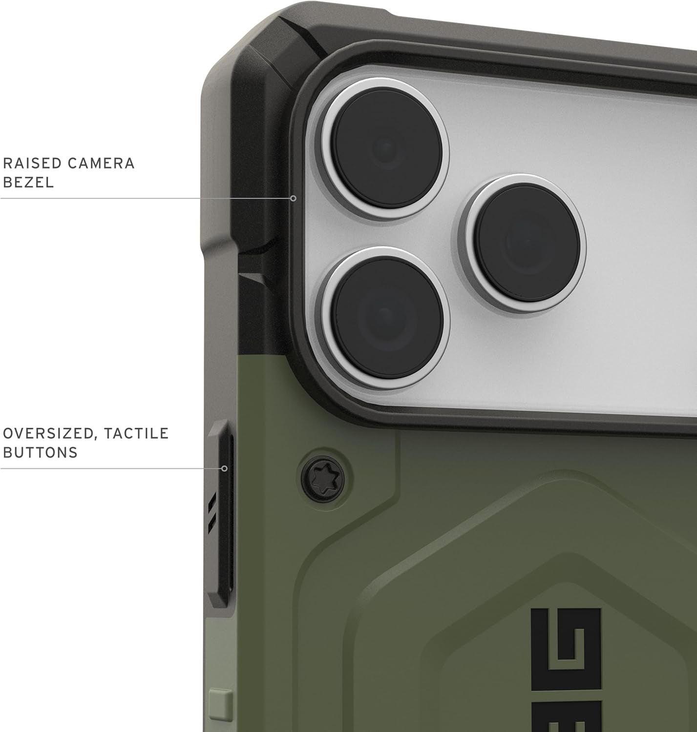 URBAN ARMOR GEAR UAG Designed for Iphone 17 Pro Max Case Pathfinder - Compatible with Magsafe Military Grade Protective Cover, Olive