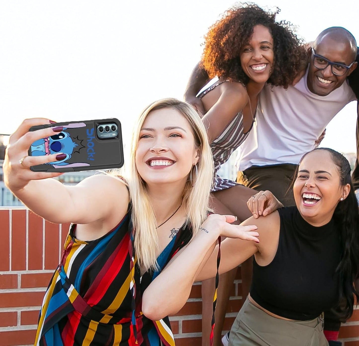 Heavy Duty Phone Case for Motorola Moto G Stylus 5G 2022 Case 6.8",Cartoon Anime Character Black Cover Full Body Rugged Shockproof Protective Funda for Women Men for Motorola G Stylus 5G 2022