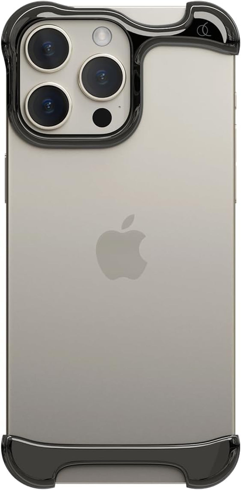 Arc Pulse Designed for Iphone 15 Pro Phone Case (2023), Minimalist Protective Shock Absorption Aerospace Grade Aluminum Shells + Elastomer Inlays Easy Fit 6.7 Inch (Aluminum Titan Gray)  Arc Pulse   