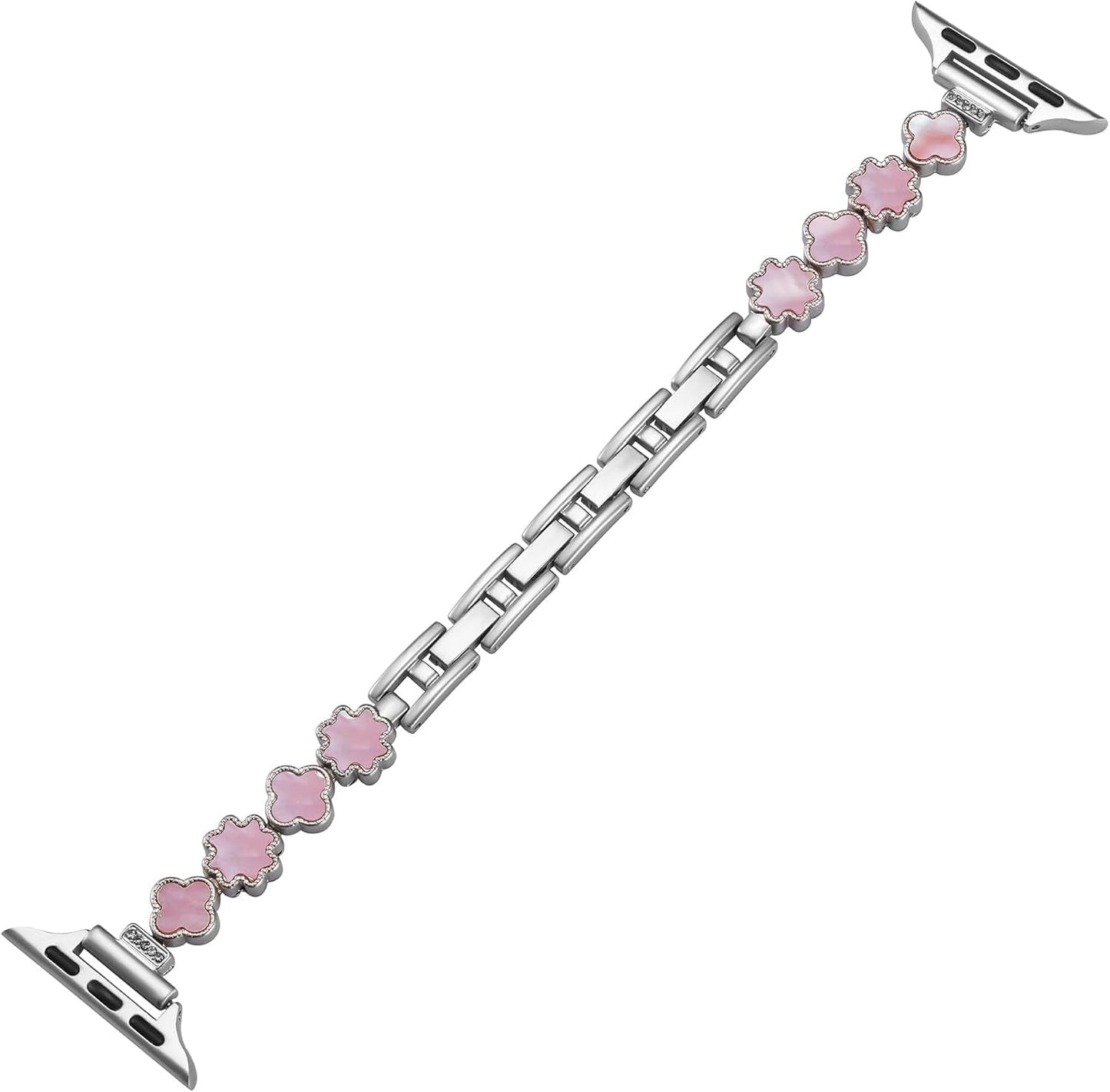 Bling Crystal Metal Band Compatible with Apple Watch Bands 38Mm 40Mm 41Mm 42Mm 44Mm 45Mm 49Mm, Women Jewelry Strap Dressy Shell Bracelet for Iwatch Series 9 8 7 6 5 4 3 2 1 SE Ultra