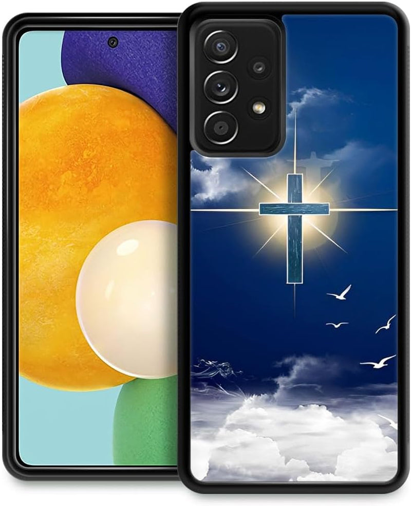 Compatible with Samsung Galaxy A53 5G Case,Christian Positive Quotation Horse Slim Soft Shockproof for Women Girls Boys Protective Cover for Samsung Galaxy A53 5G