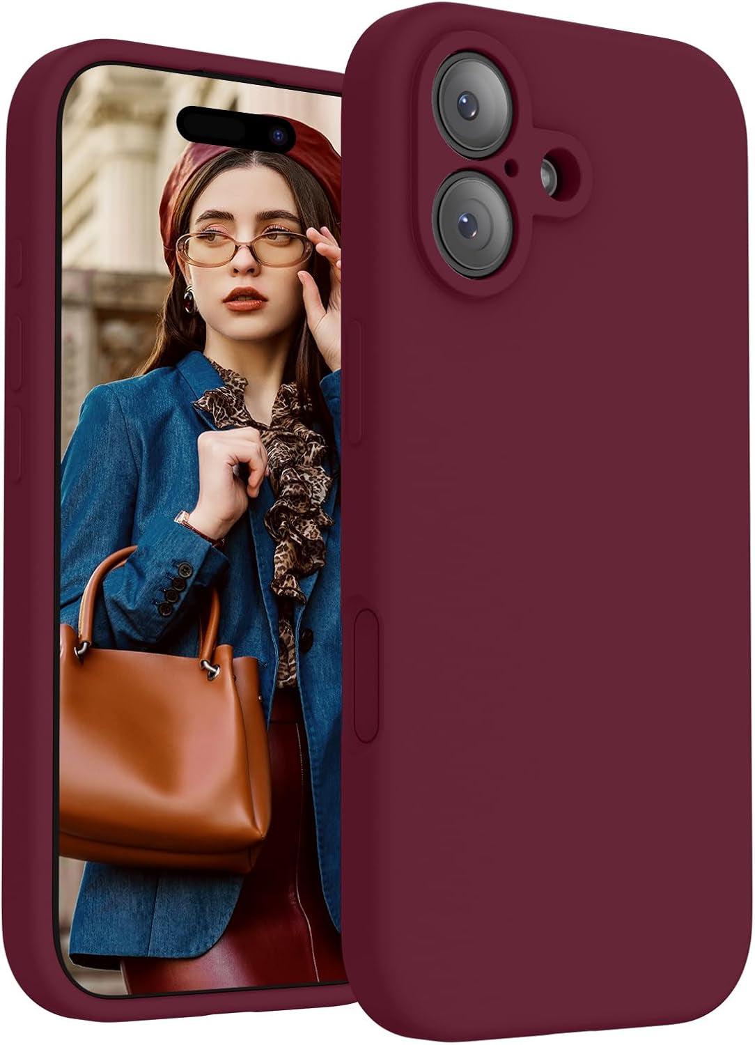 Firenova Magnetic for Iphone 17 Pro Case, Compatible with Magsafe, [Integrated Silicone Camera Control Button] [Camera Protection] Anti-Scratch Microfiber Lining Phone Case, 6.3", Black