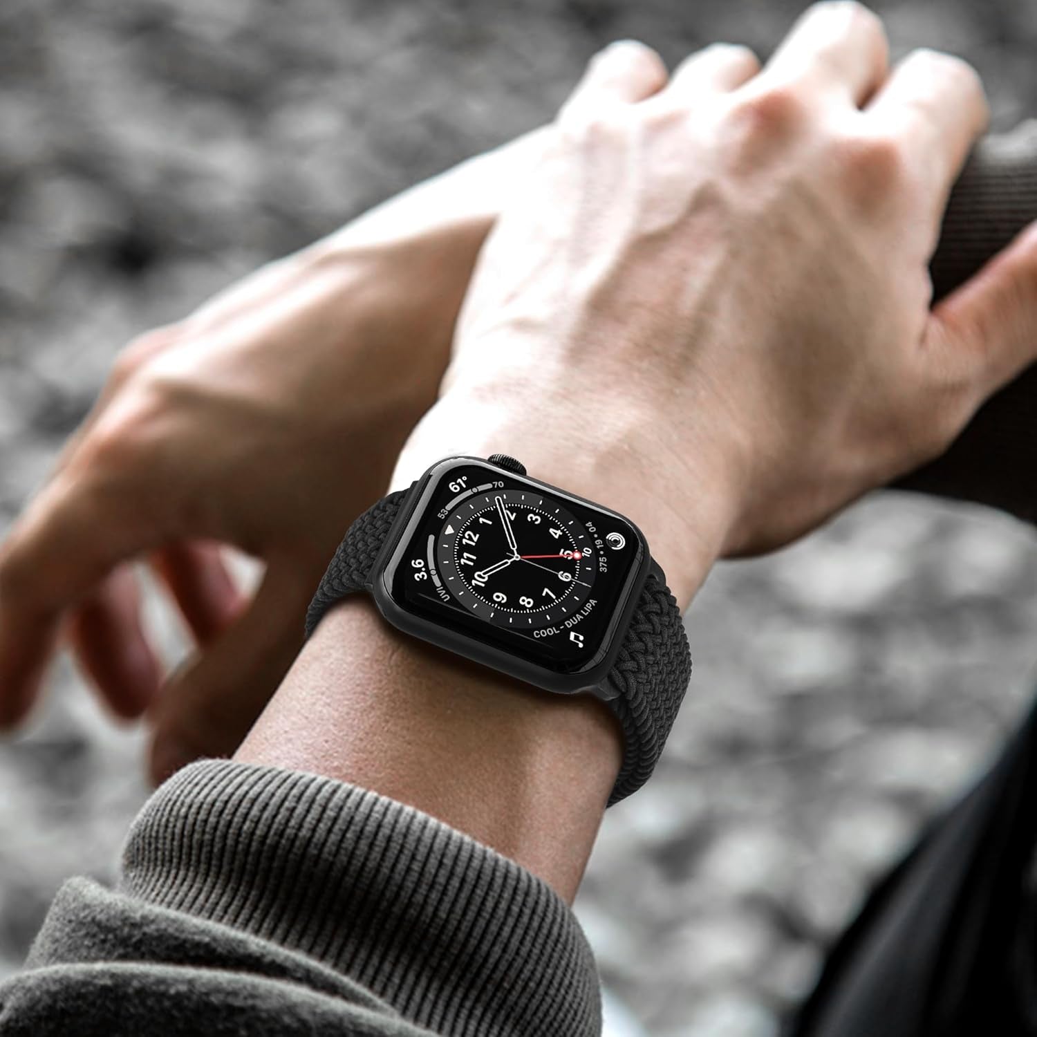 Arae 2 Pack Magnetic Stretchy Watch Band Compatible for Apple Watch Band 38Mm 40Mm 41Mm Wristbands for Iwatch Series 9 8 7 6 5 4 SE 3 2 1 Ultra 1 2 Women Men