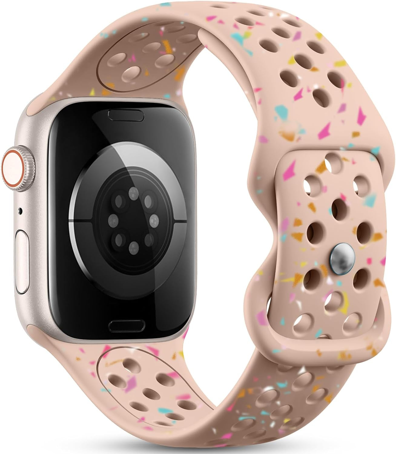 GEAK Nature Friendly Bands Compatible with Apple Watch Band 40Mm 38Mm 44Mm 42Mm 41Mm 45Mm 49Mm Women Men, Breathable Sport Replacement Iwatch Bands Compatible for Iwatch Ultra 2 Series 9 8 7 6 5 4 3 SE