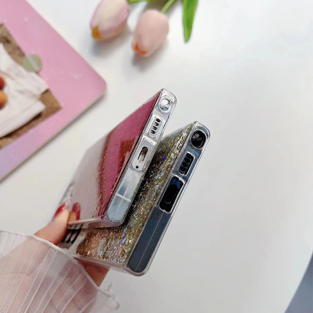 Case for Samsung Galaxy A53 5G Case Glitter Bling for Women Girls Sparkle Cover Cute Protective Phone Cases (Gold)