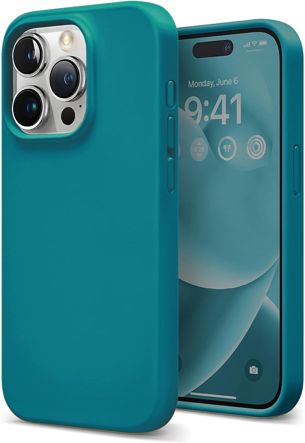 Coolfrog for Iphone 15 Pro Case, Compatible with Magsafe, 6.1" Silicone Shockproof Military-Grade Protection, Magnetic Phone Case for Men Women, Clove Purple  CoolFrog   