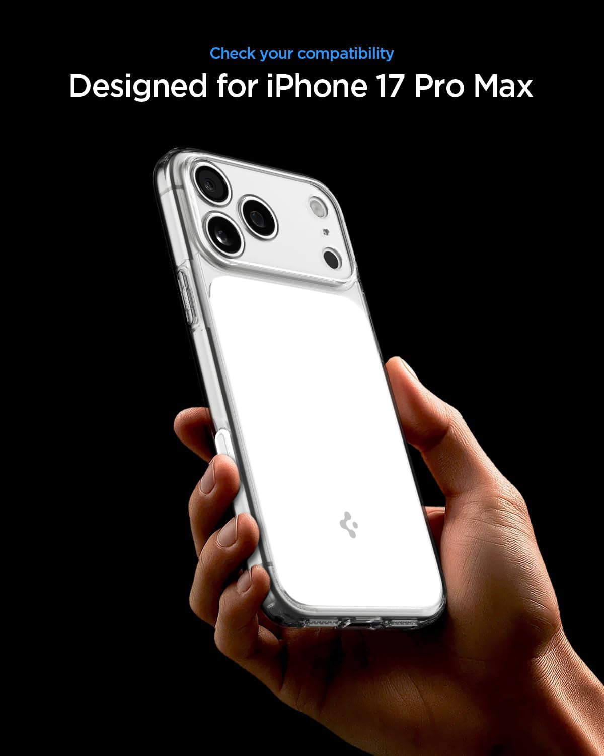 Spigen for Iphone 17 Pro Max Case, Ultra Hybrid T Magfit [Camera Control Button] [Compatible with Magsafe] - Glossy White