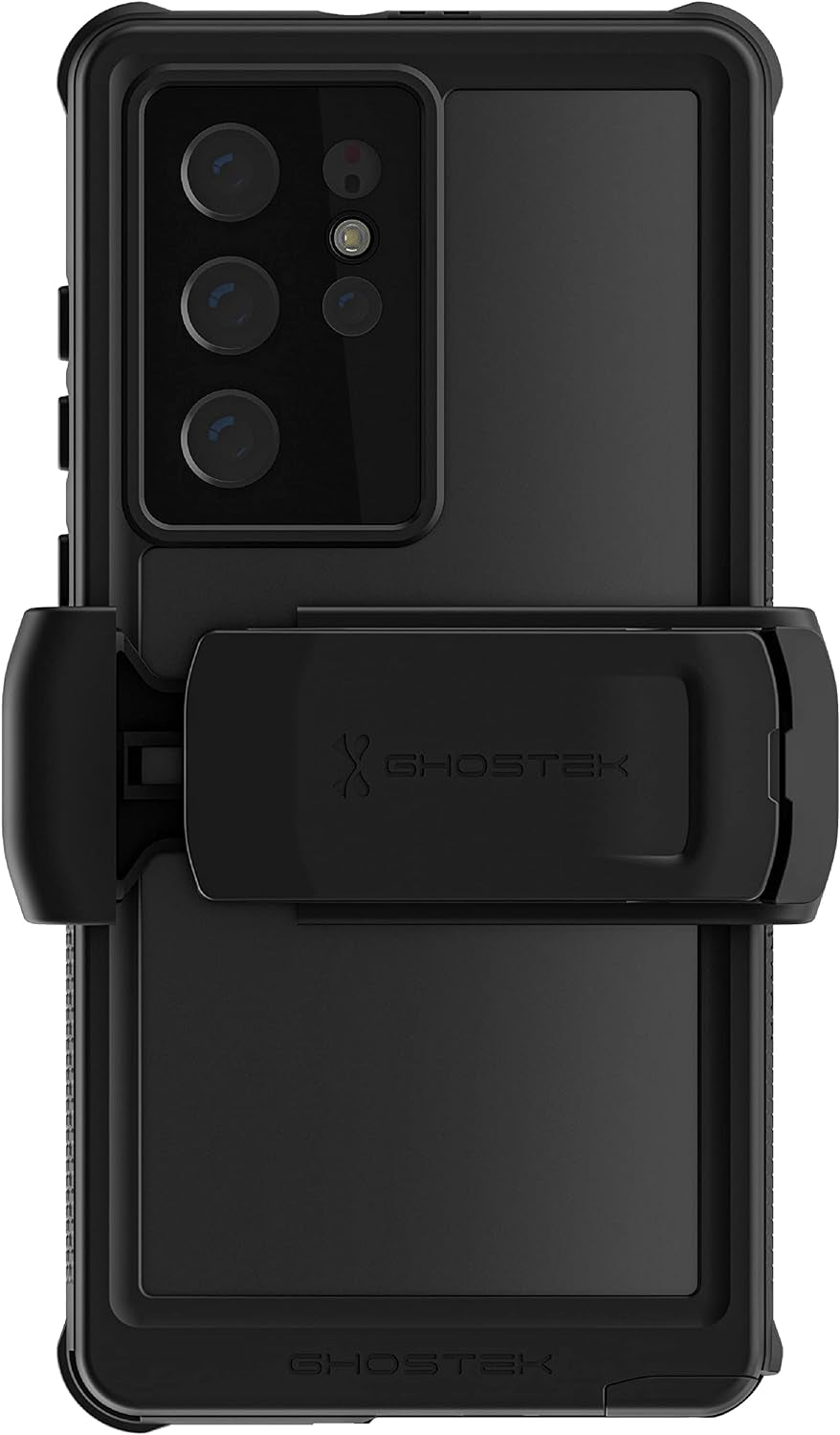 Ghostek NAUTICAL S22 Ultra Waterproof Case with Screen Camera Protector, Belt Clip Holster Heavy Duty Protective Full Body Phone Covers Designed for 2022 Samsung Galaxy S22 Ultra 5G (6.8 Inch) (Clear)