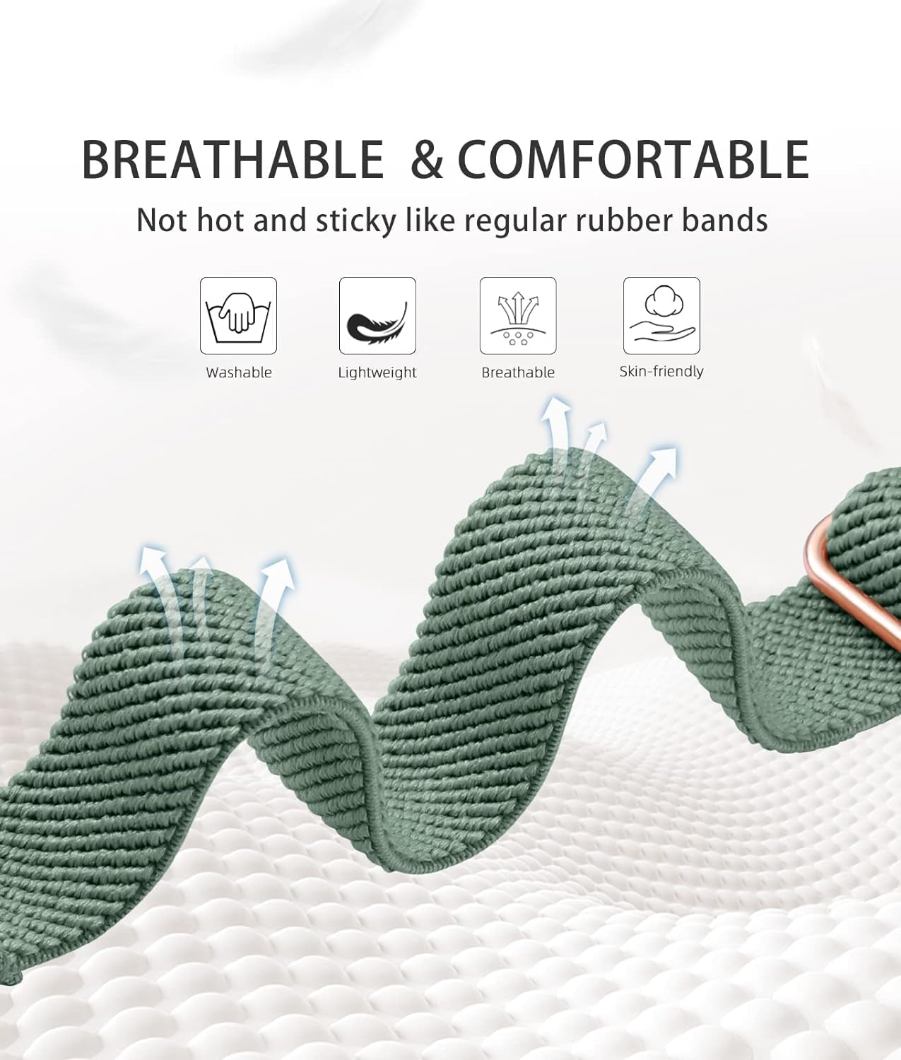 Charlam Stretchy Band Compatible with Apple Watch Bands 40Mm 41Mm 38Mm Womens, Cute Thin Elastic Nylon Braided Comfortable Replacement Slim Wristbands for Iwatch SE Series 8 7 6 5 4 3 2 1, (Package B)