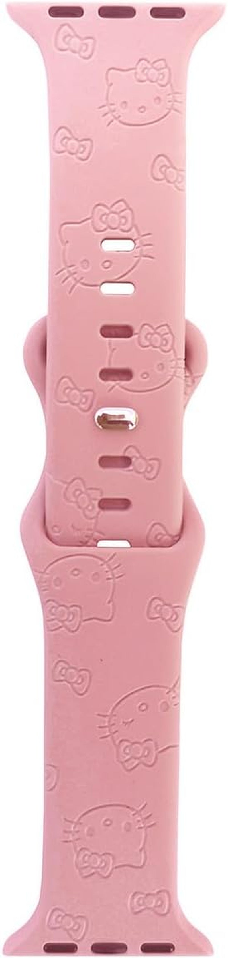 Engraved Band Compatible with Apple Watch Bands 40Mm 41Mm 42Mm 44Mm 45Mm 38Mm 49Mm for Women, Cute Cartoon Cat Soft Silicone Strap for Iwatch Bands Series 9 8 7 6 5 4 3 2 1 SE