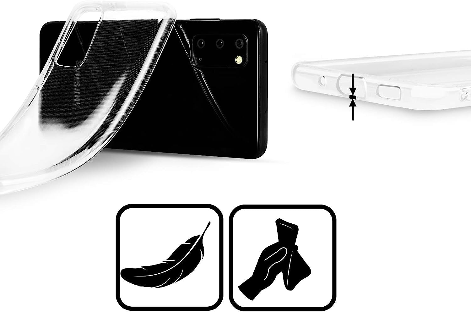 Head Case Designs Officially Licensed Peanuts Surf Beach Snoopy Soft Gel Case Compatible with Samsung Galaxy A53 5G (2022)