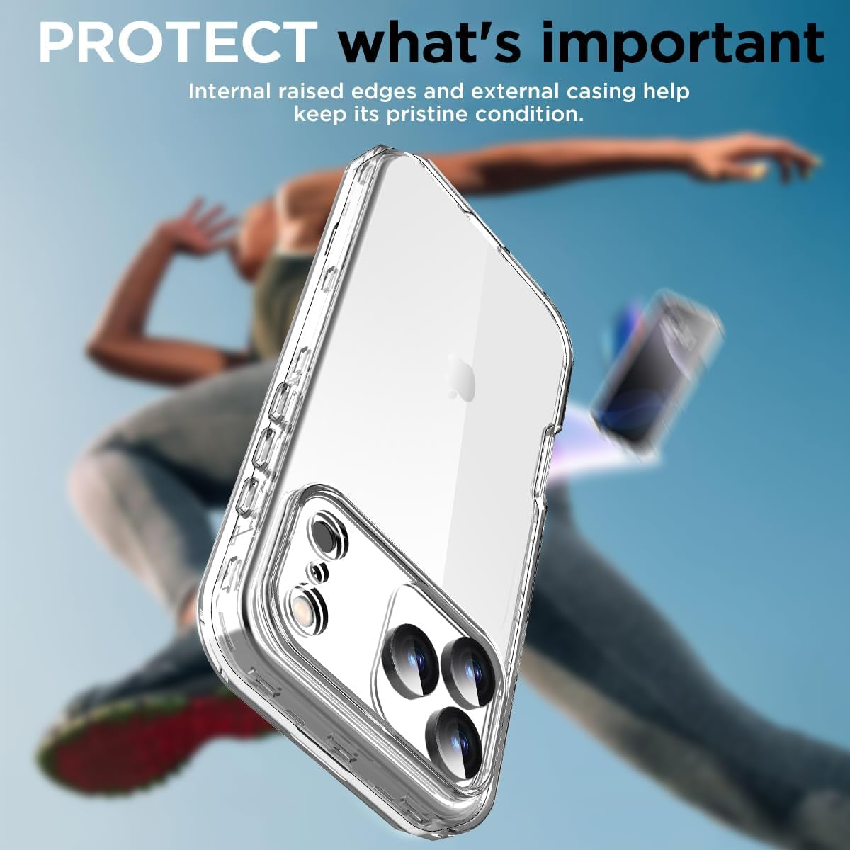 Aicase for Iphone 17 Pro Max Clear Case(6.9"),Heavy Duty Drop Protection Full Body Rugged Shockproof/Dust Proof 3-Layer Military Protective Tough Durable Phone Cover for Iphone 17 Pro Max 2025_59