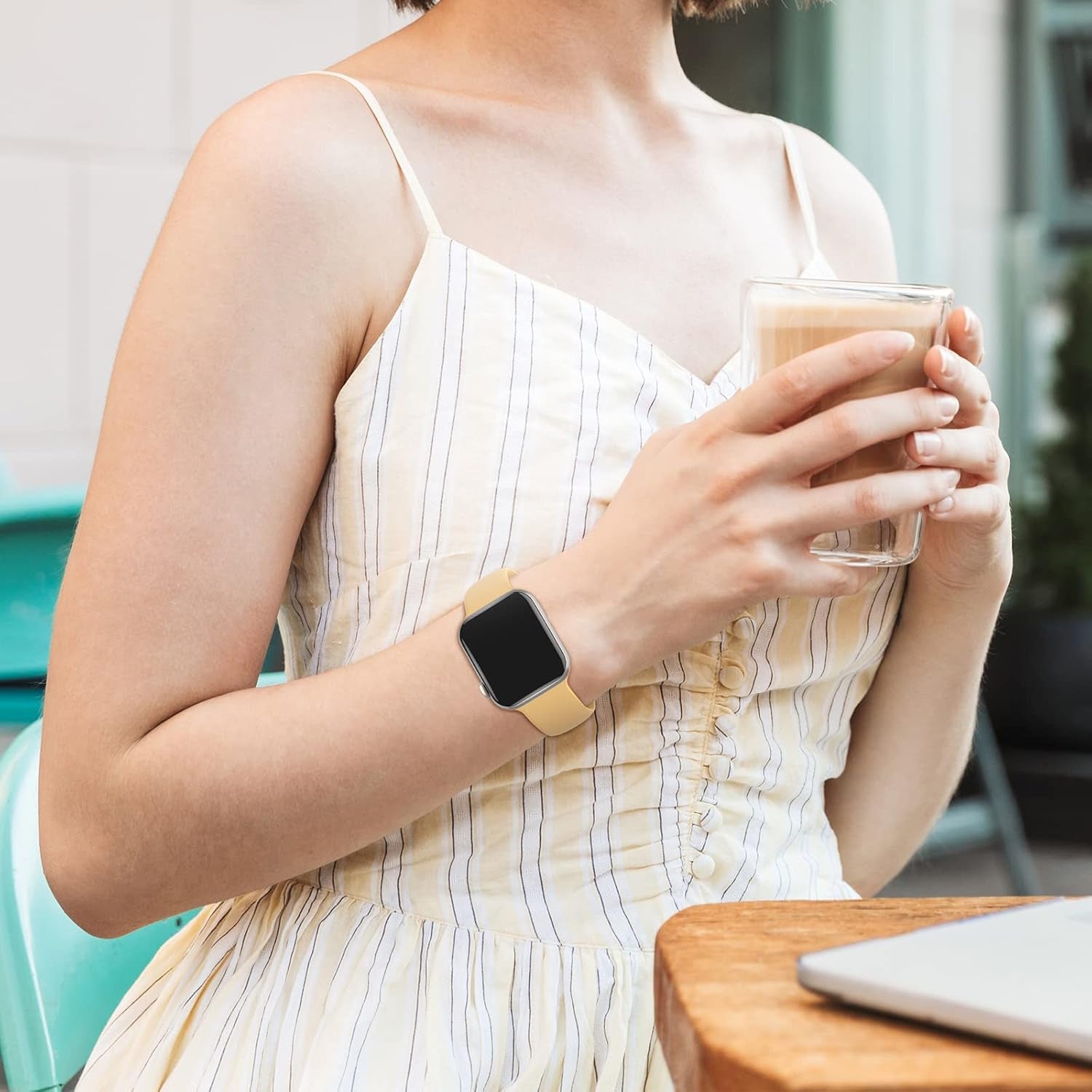 DYKEISS 5 Pack Sport Bands Compatible with Apple Watch Band 49Mm 45Mm 44Mm 42Mm 41Mm 40Mm 38Mm, Soft Silicone Strap Replacement Wristband for Iwatch Ultra Series 8 7 6 5 4 3 2 1 SE Women Men