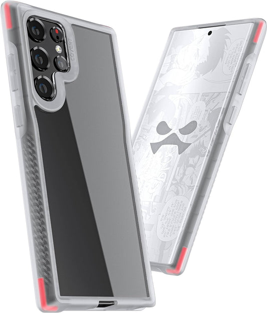 Ghostek COVERT S22 Ultra Case Clear with Spen Stylus Access and Shockproof Protection Premium Slim Lightweight Design Protective Phone Cover Designed for 2022 Samsung Galaxy S22Ultra 5G (6.8") (Clear)